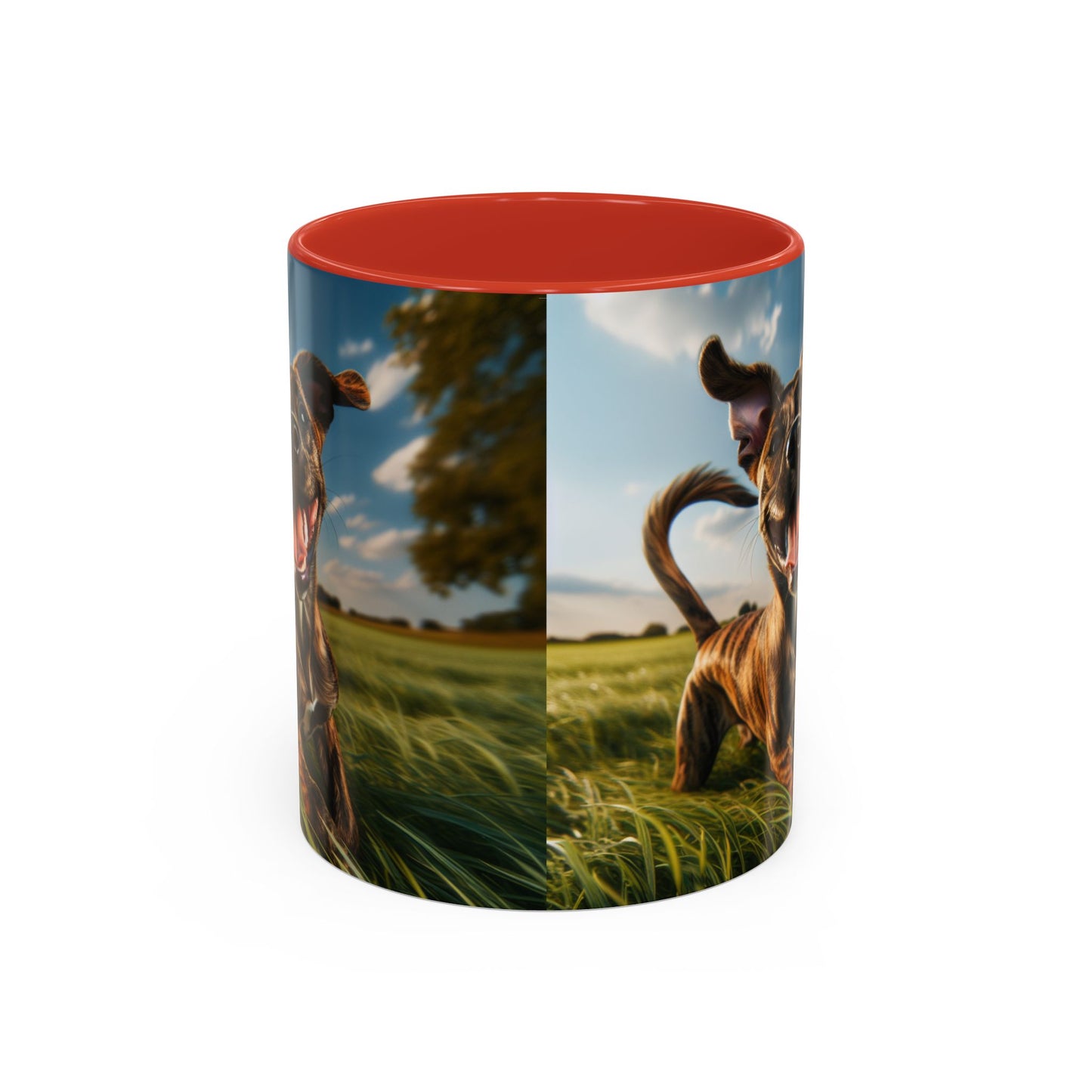 Treeing Tennessee Brindle Accent Coffee Mug - Perfect Gift for Dog Lovers