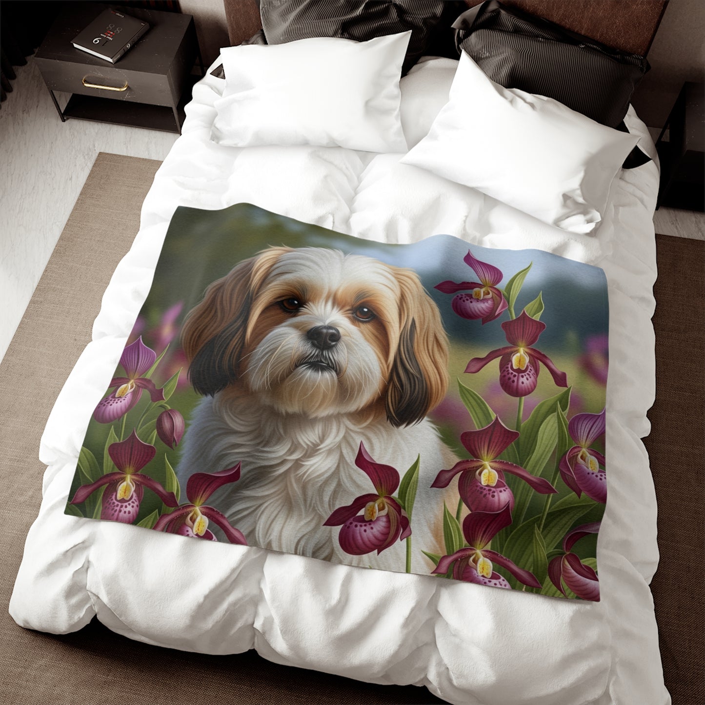 Couverture en sweat-shirt Lhasa Apso