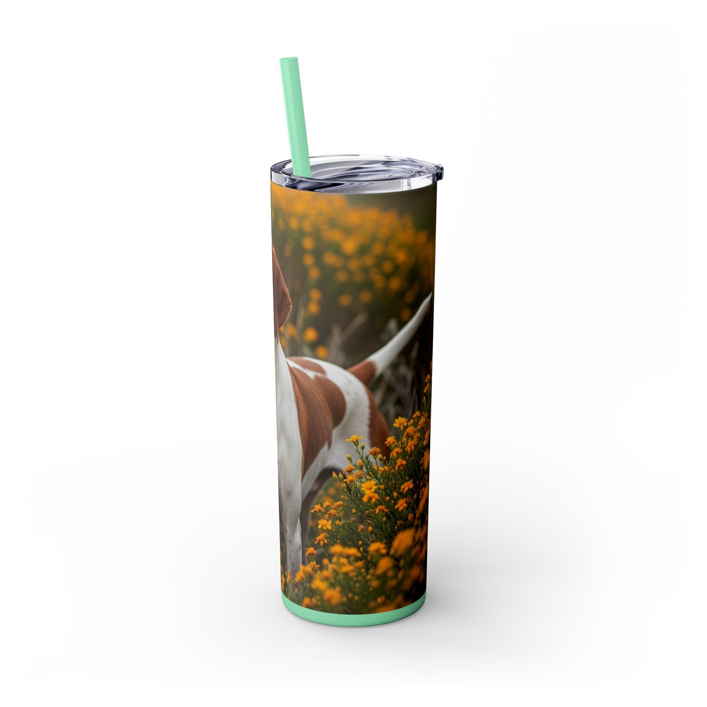 Portuguese Pointer Tumbler with Straw, 20oz