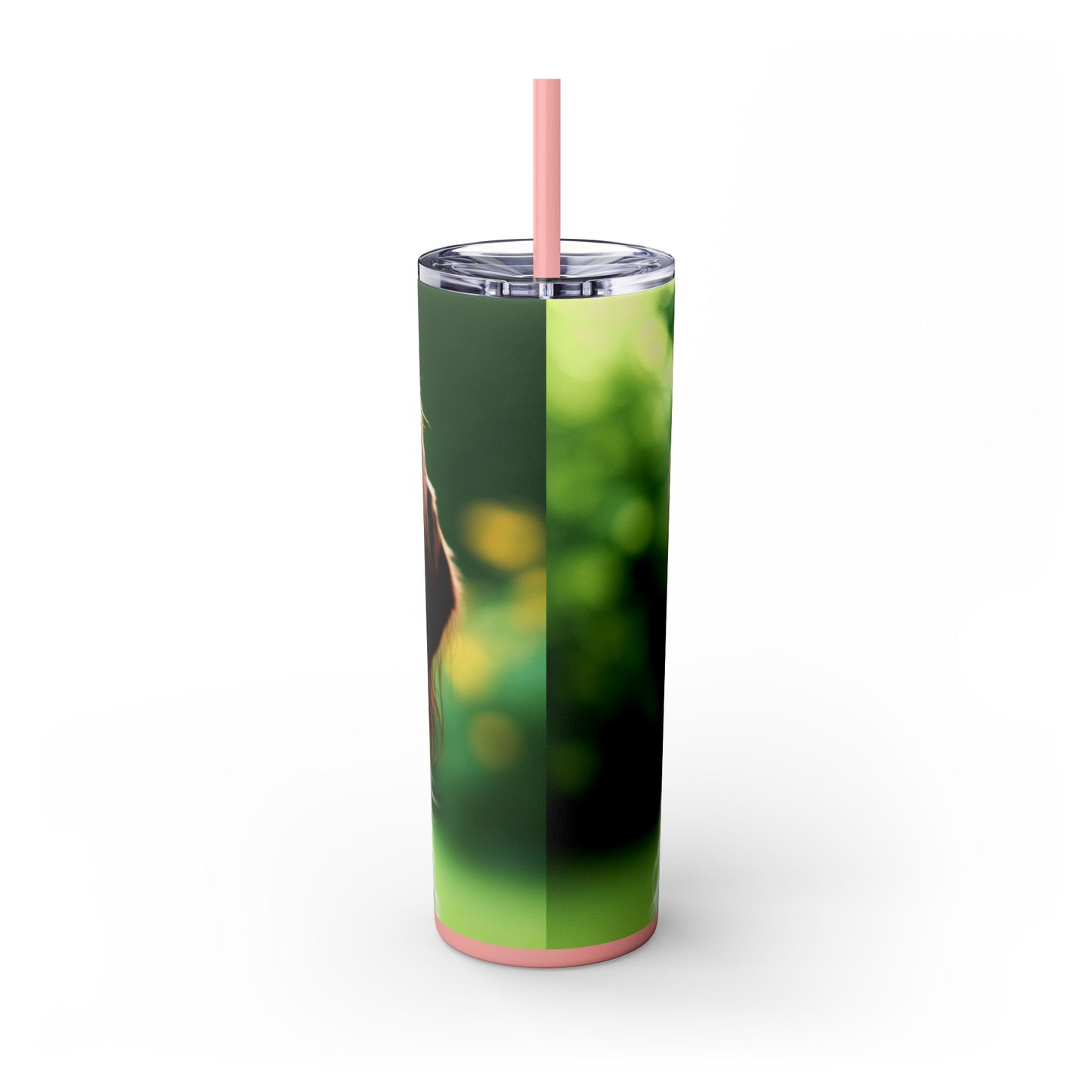 German Wirehaired Pointer Tumbler with Straw, 20oz