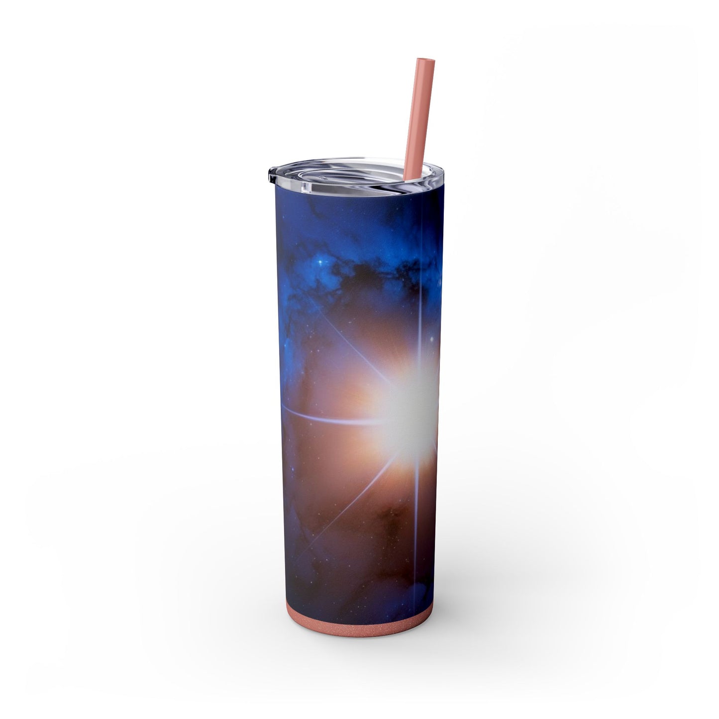North Star Skinny Tumbler with Straw, 20oz