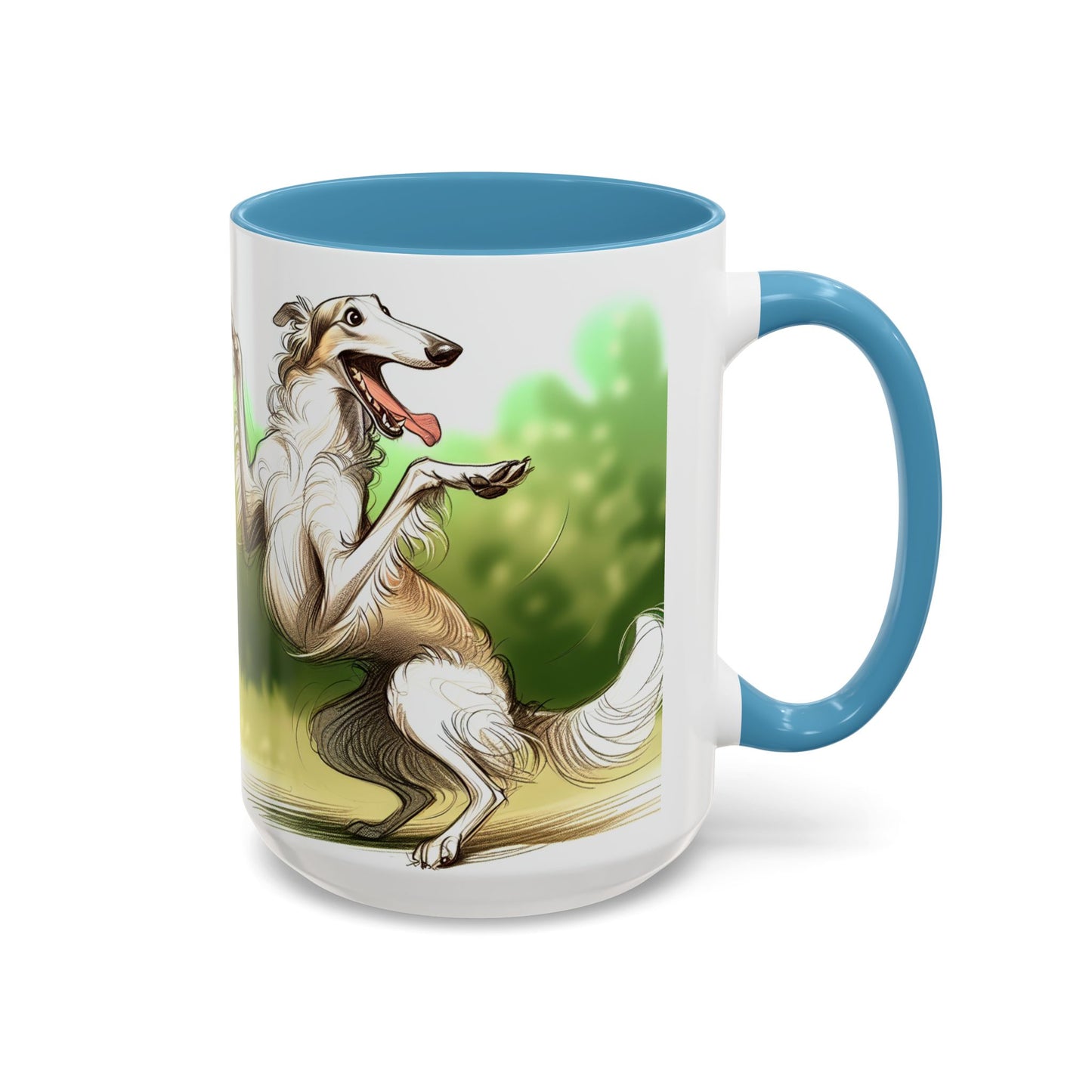 Borzoi Accent Coffee Mug - Perfect Gift for Dog Lovers
