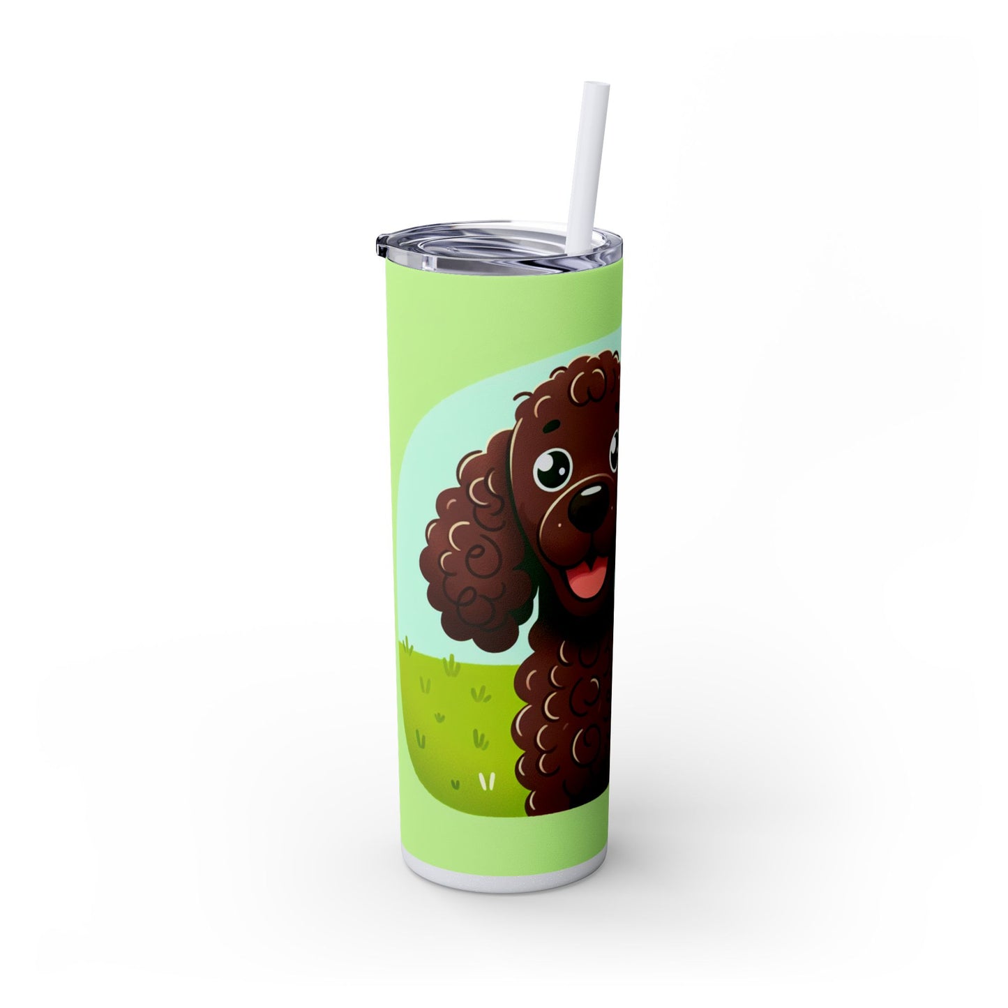 Irish Water Spaniel Tumbler with Straw, 20oz