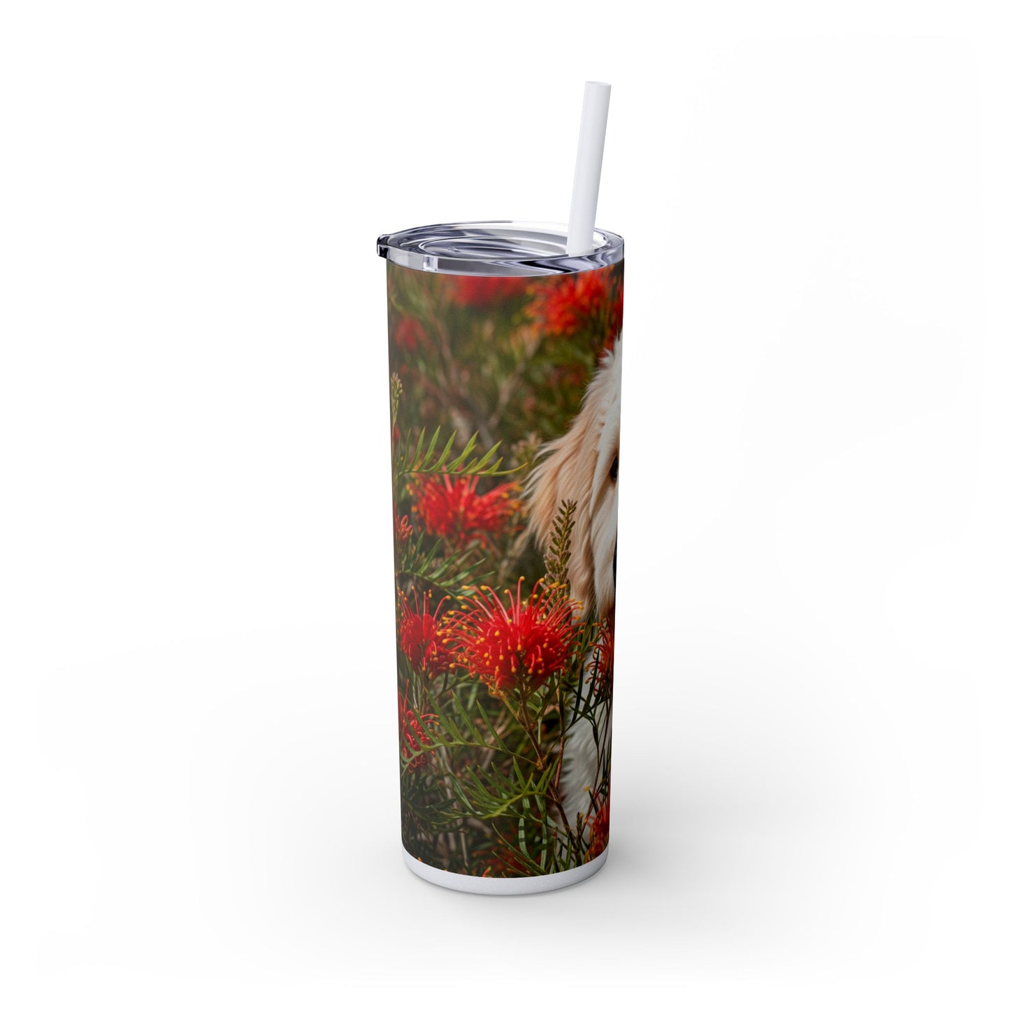 Labradoodle Tumbler with Straw, 20oz