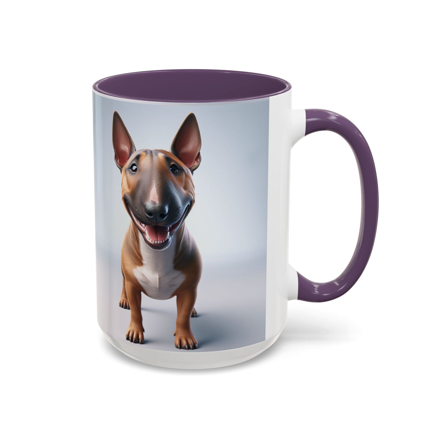 Miniature Bull Terrier Accent Coffee Mug - Perfect Gift for Dog Lovers