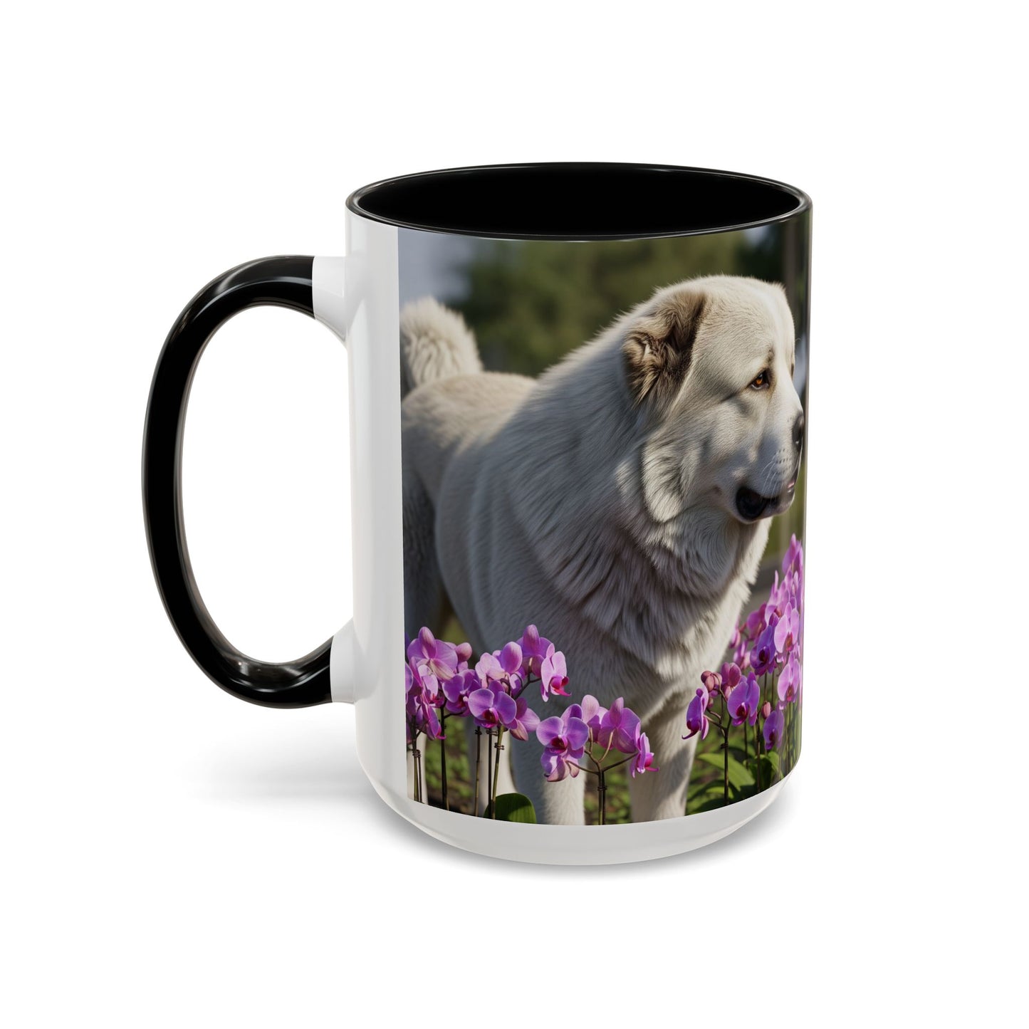 Caucasian Shepherd Dog Accent Coffee Mug - Perfect Gift for Dog Lovers