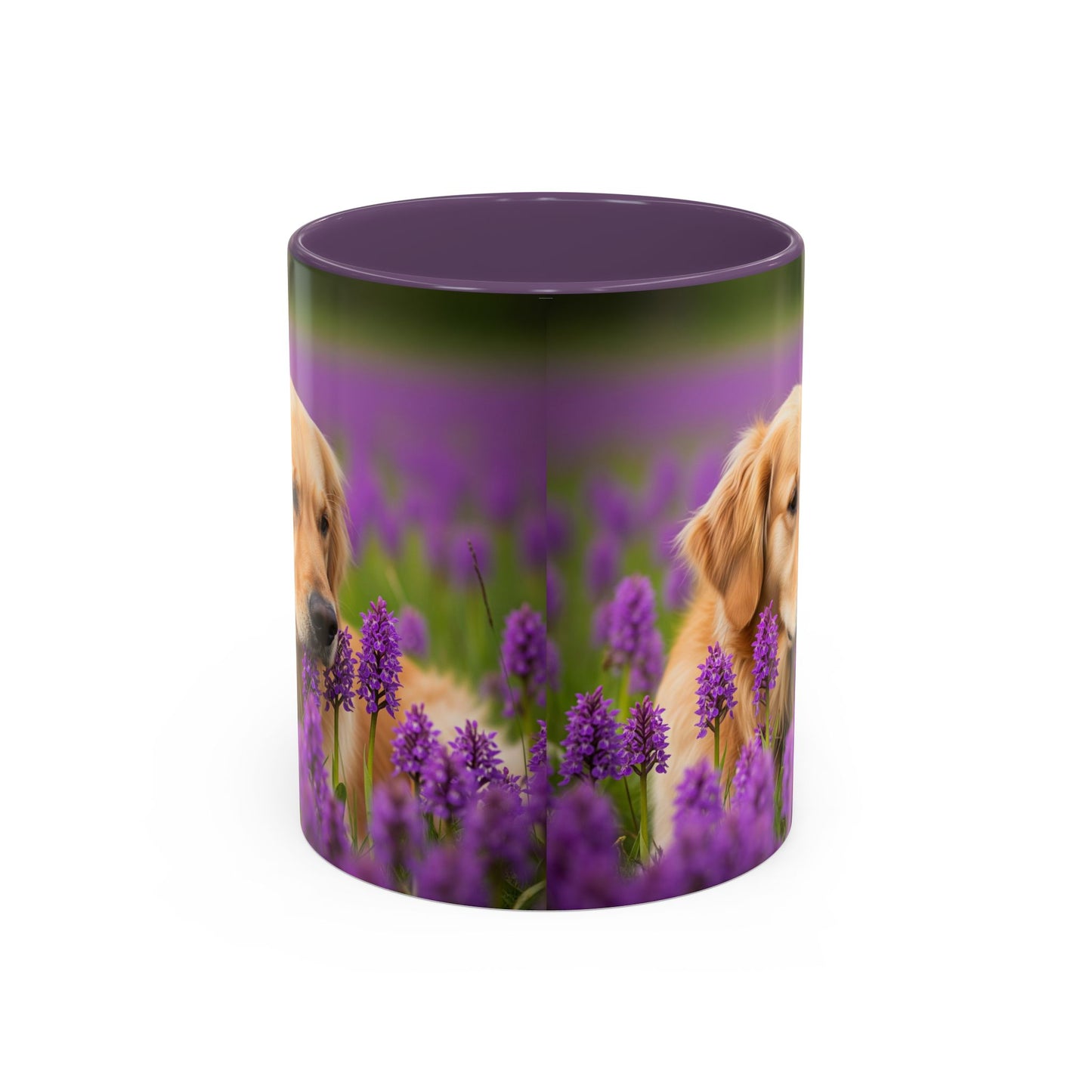 Golden Retriever Accent Coffee Mug - Perfect Gift for Dog Lovers