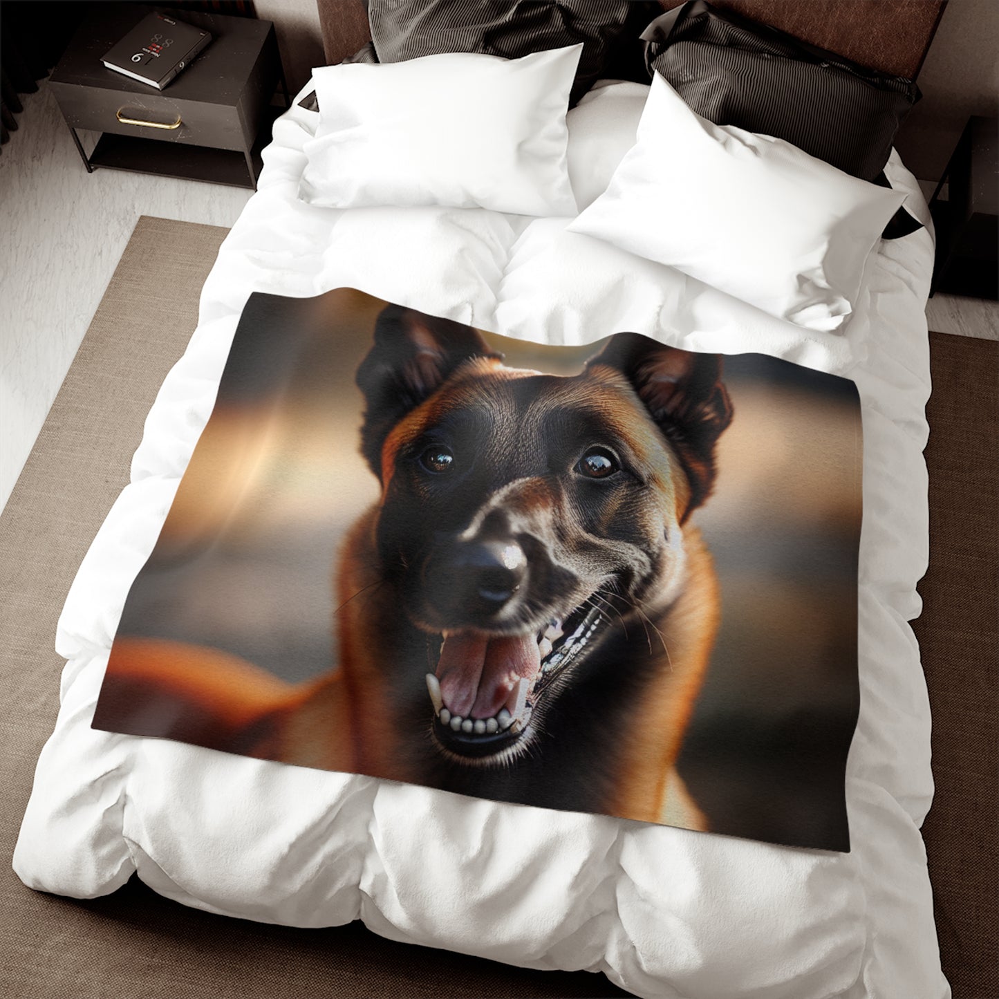 Belgian Shepherd Dog Malinois Sweatshirt Blanket