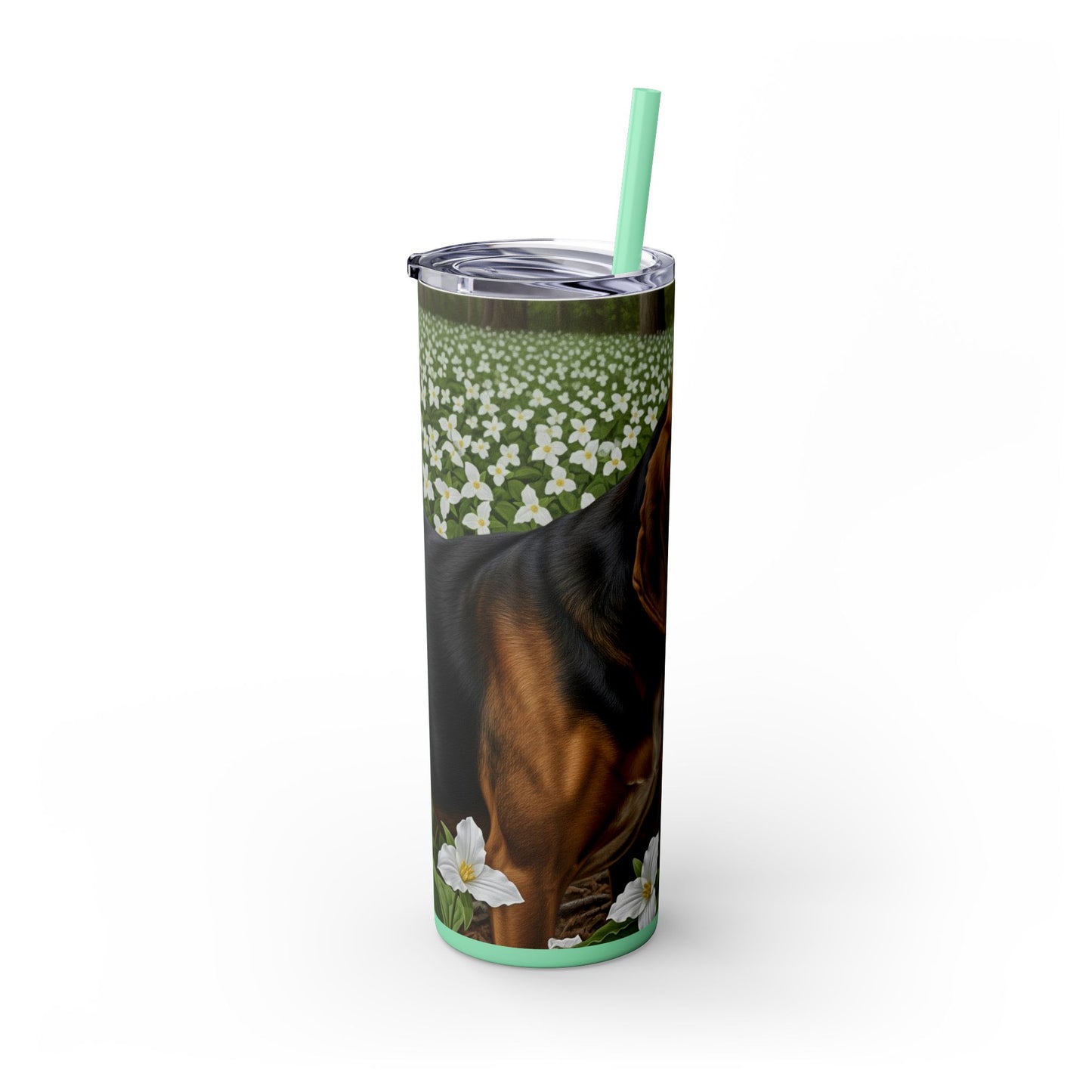 Treeing Walker Coonhound Tumbler with Straw, 20oz