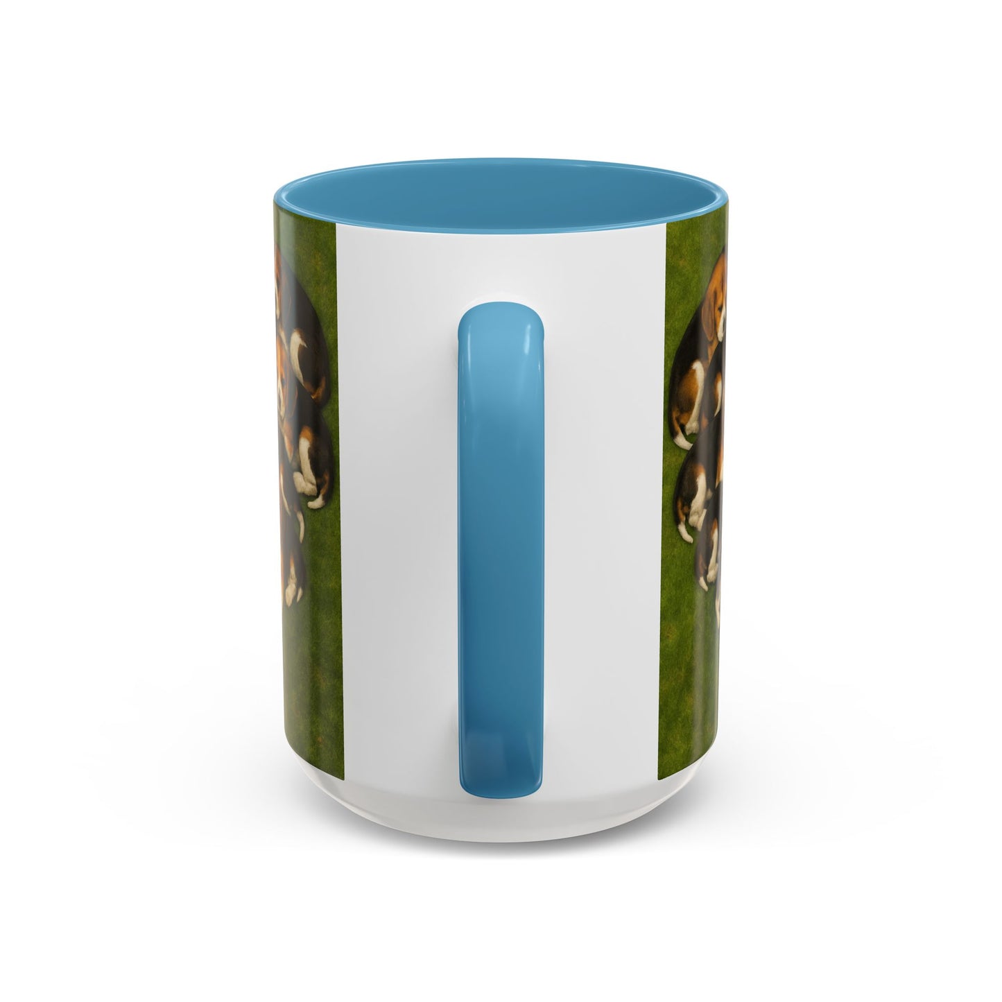 Beagle puppies Accent Coffee Mug - Perfect Gift for Dog Lovers