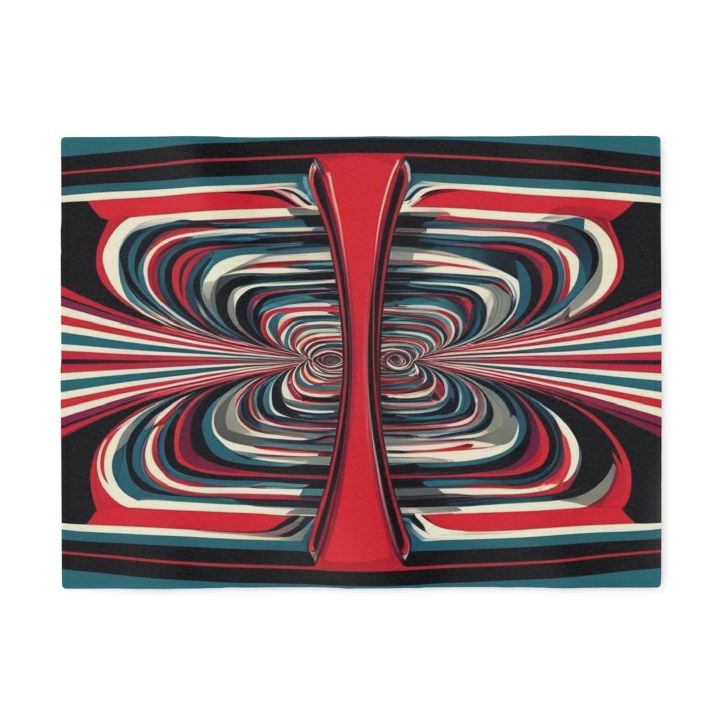Optical Illusion Sweatshirt Blanket