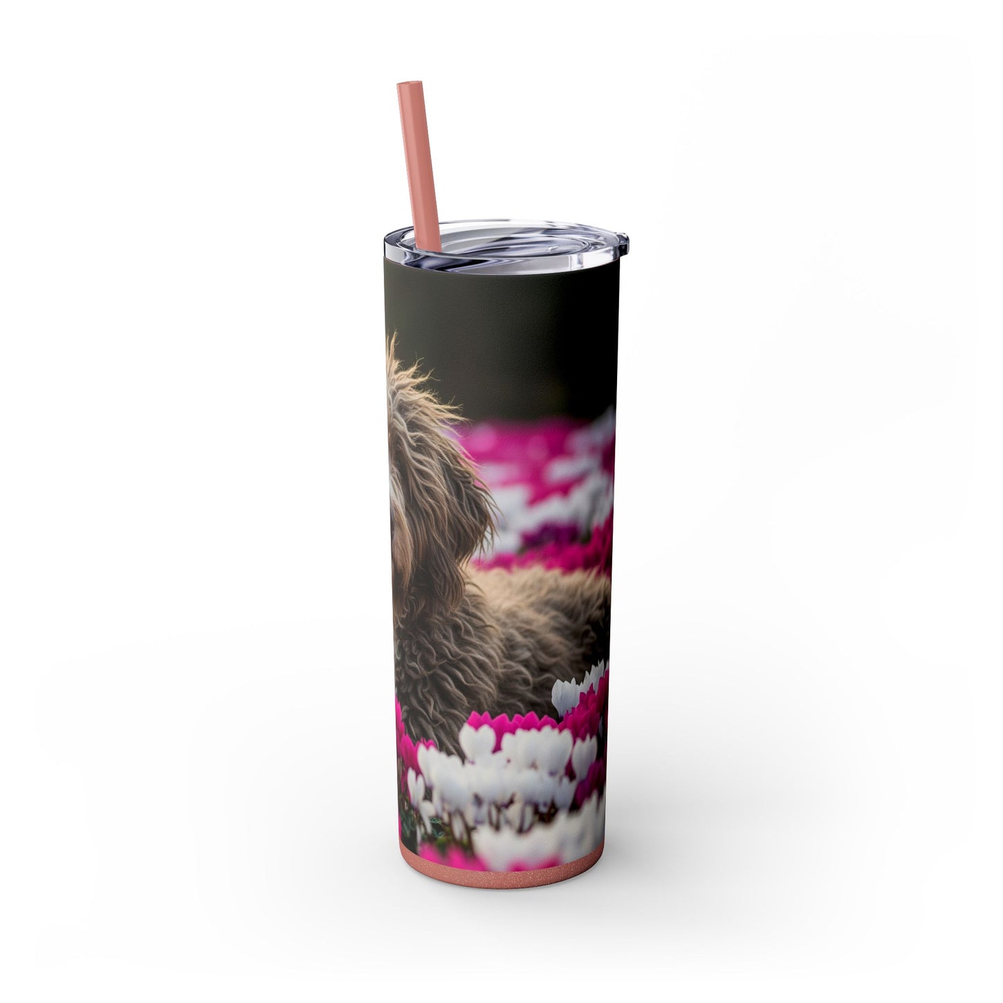 Bergamasco Sheepdog Tumbler with Straw, 20oz