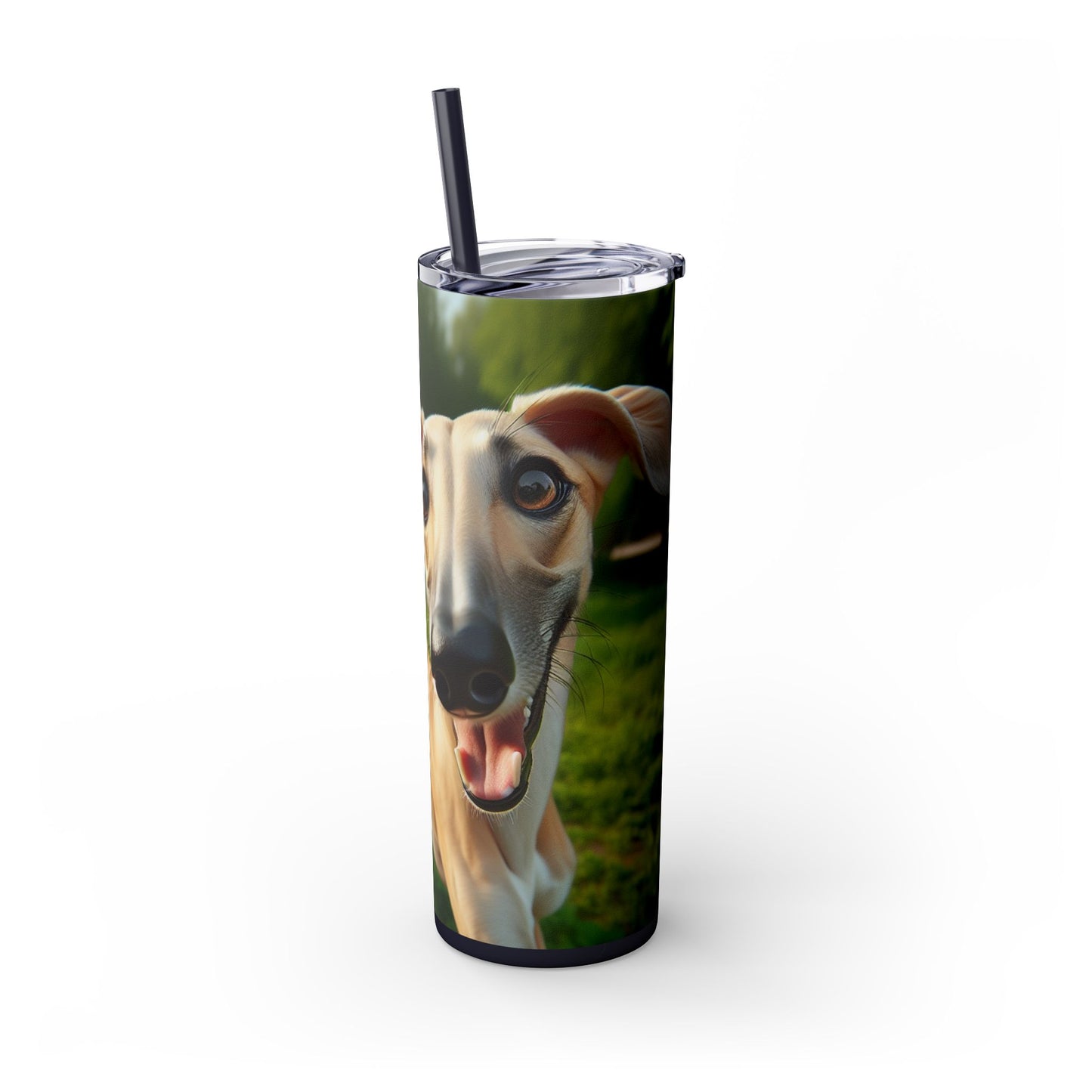 Sloughi Skinny Tumbler with Straw, 20oz