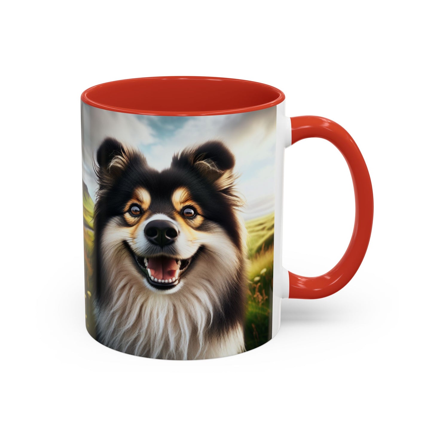 Icelandic Sheepdog Accent Coffee Mug - Perfect Gift for Dog Lovers