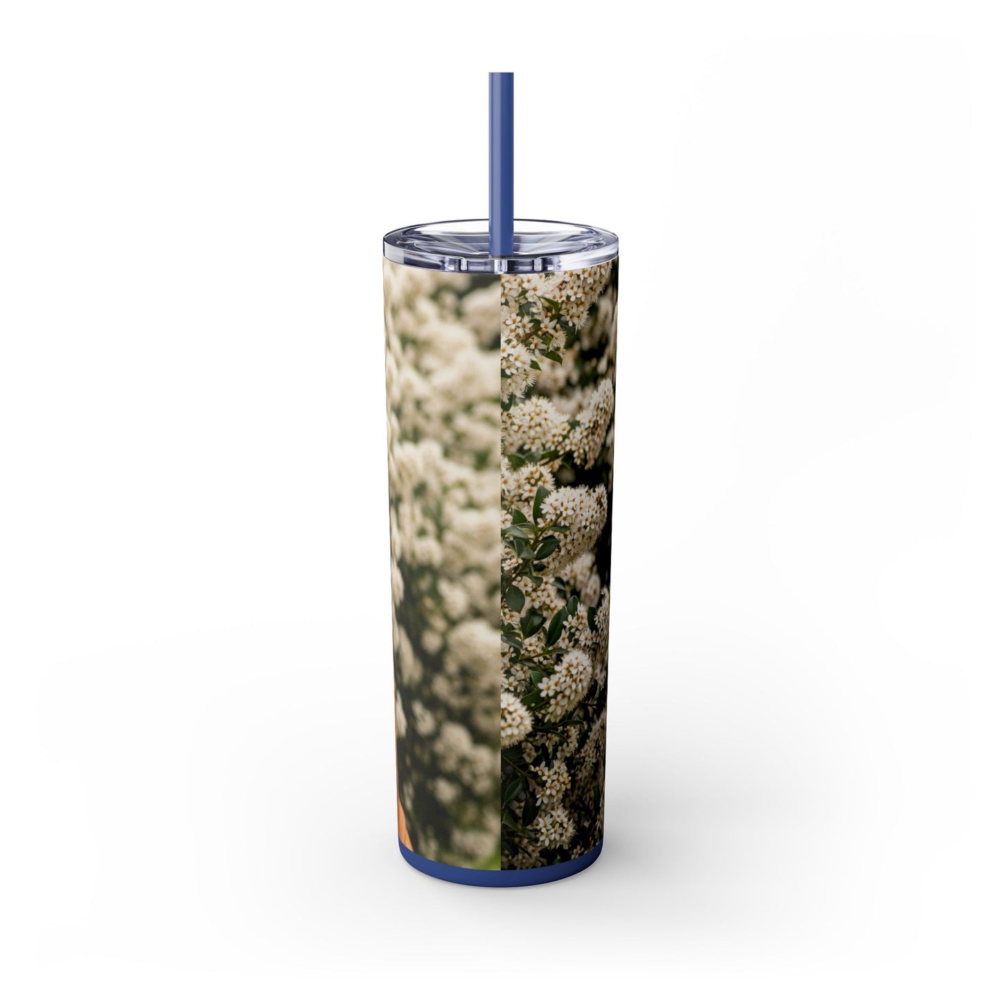 Dogue de Bordeaux Skinny Tumbler with Straw, 20oz