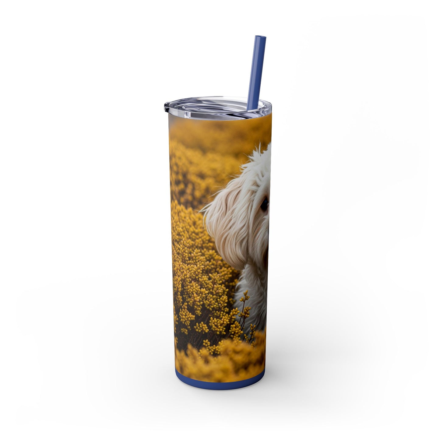 Maltipoo Tumbler with Straw, 20oz