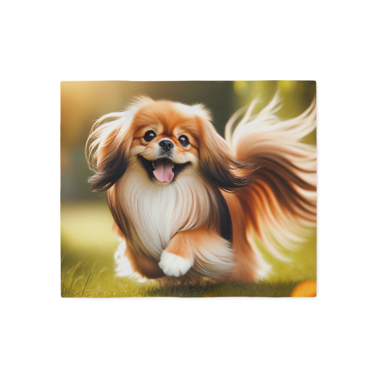 Tibetan Spaniel Sweatshirt Blanket