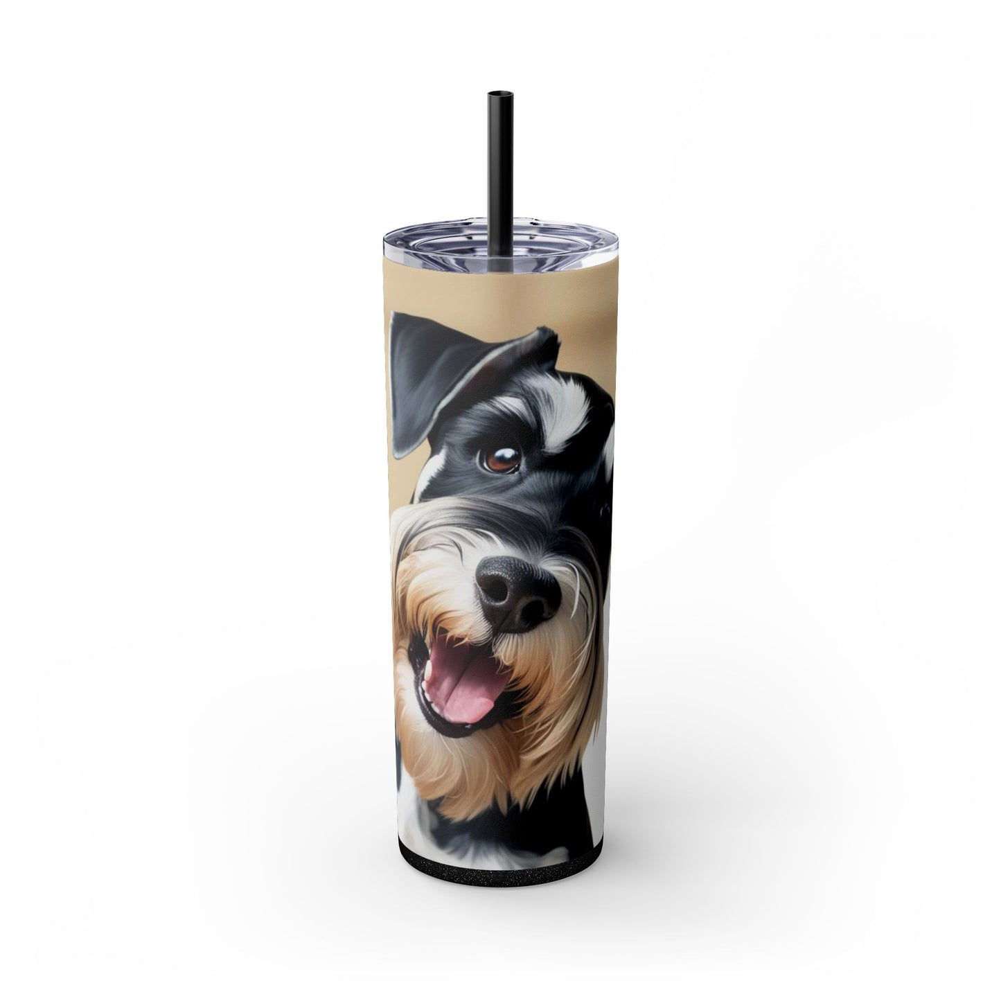 Giant Schnauzer Tumbler with Straw, 20oz