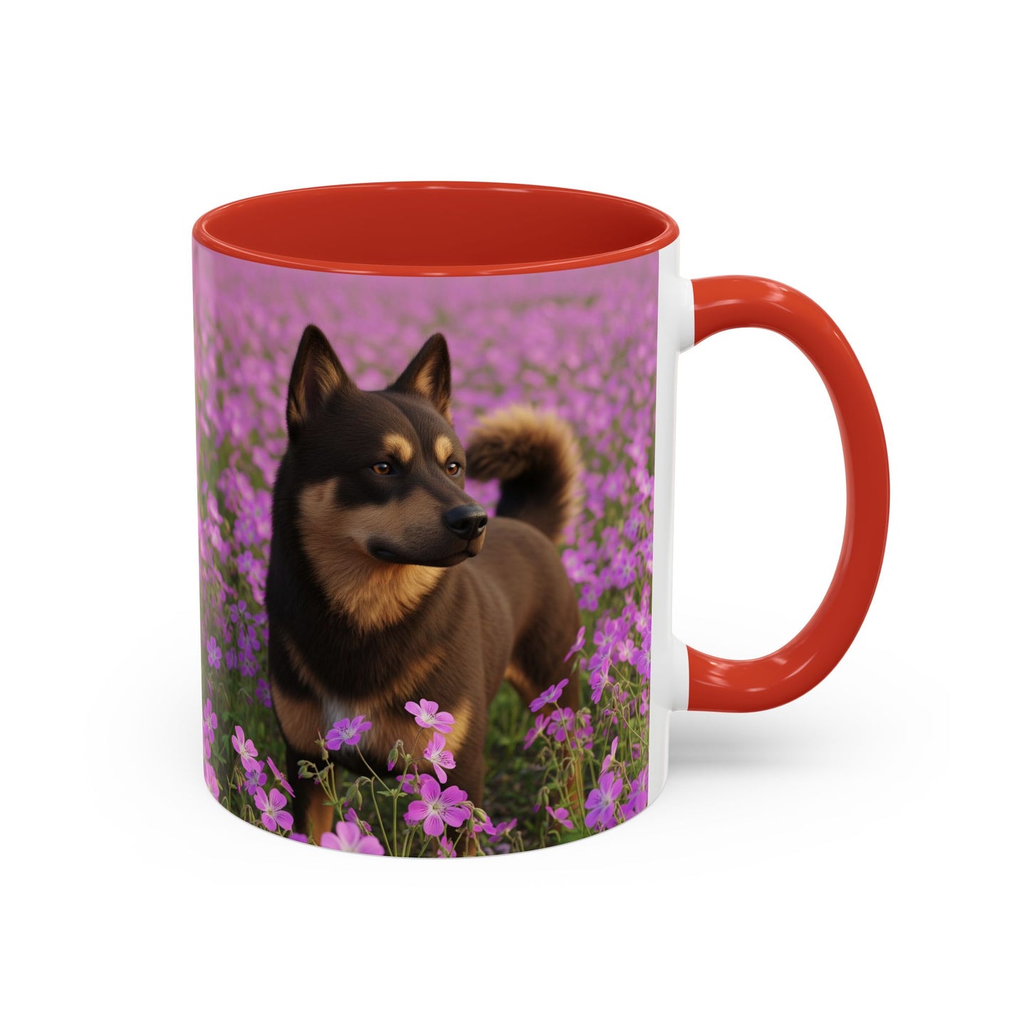 Cadabomb Okami Accent Coffee Mug - Perfect Gift for Dog Lovers