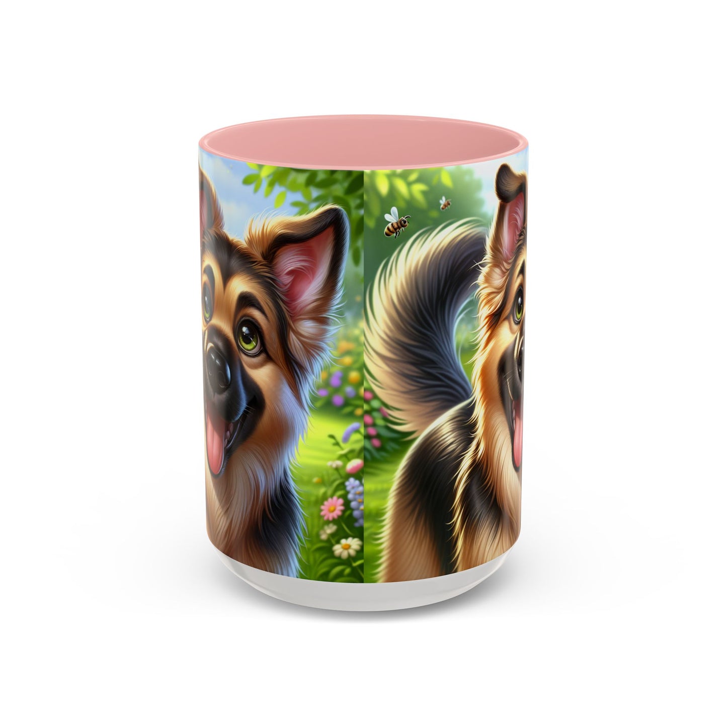 German Shepherd Accent Coffee Mug - Perfect Gift for Dog Lovers