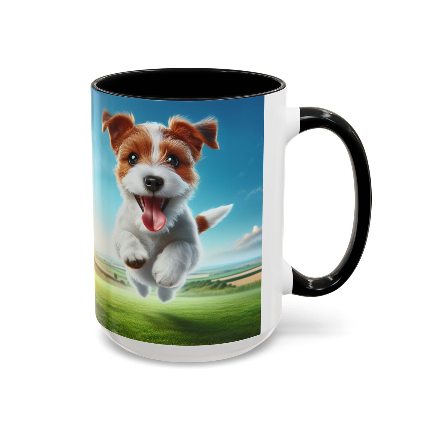 Russell Terrier Accent Coffee Mug - Perfect Gift for Dog Lovers