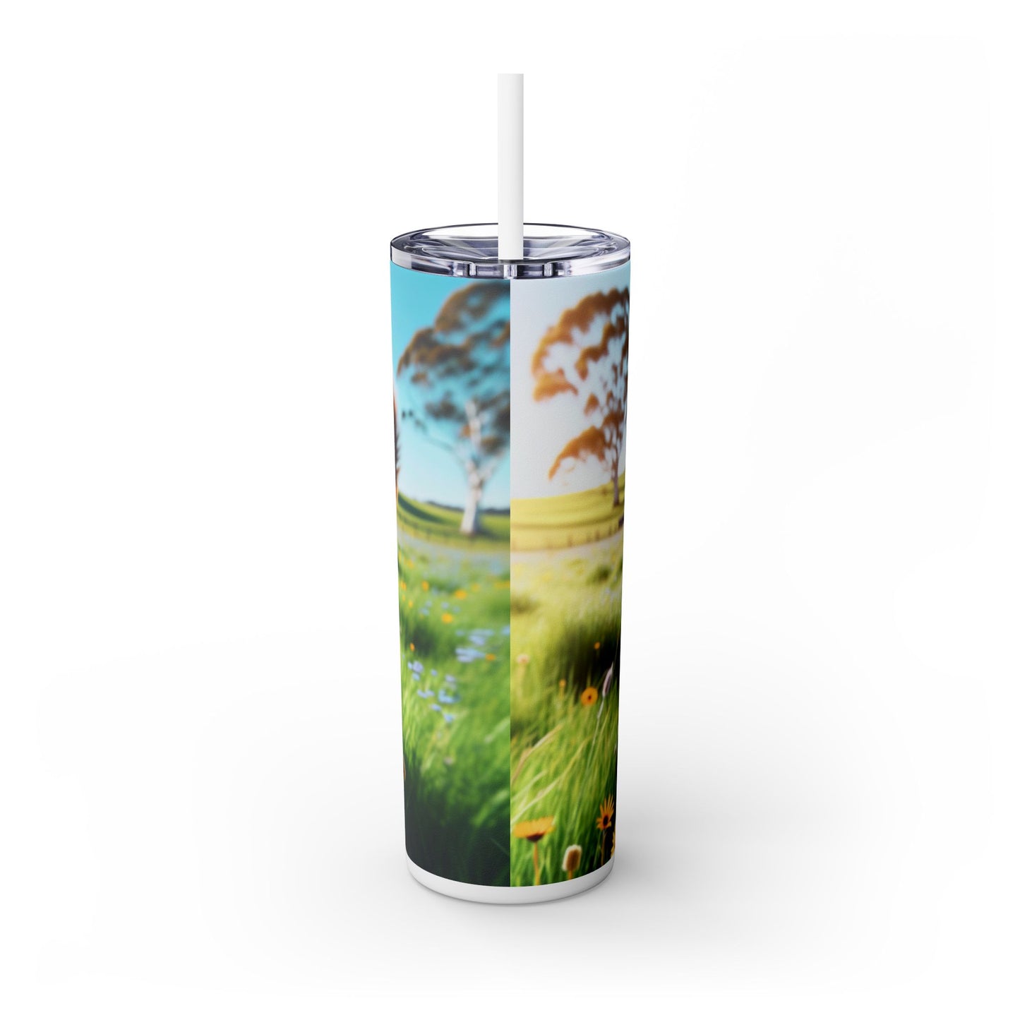 Australian Kelpie Tumbler with Straw, 20oz
