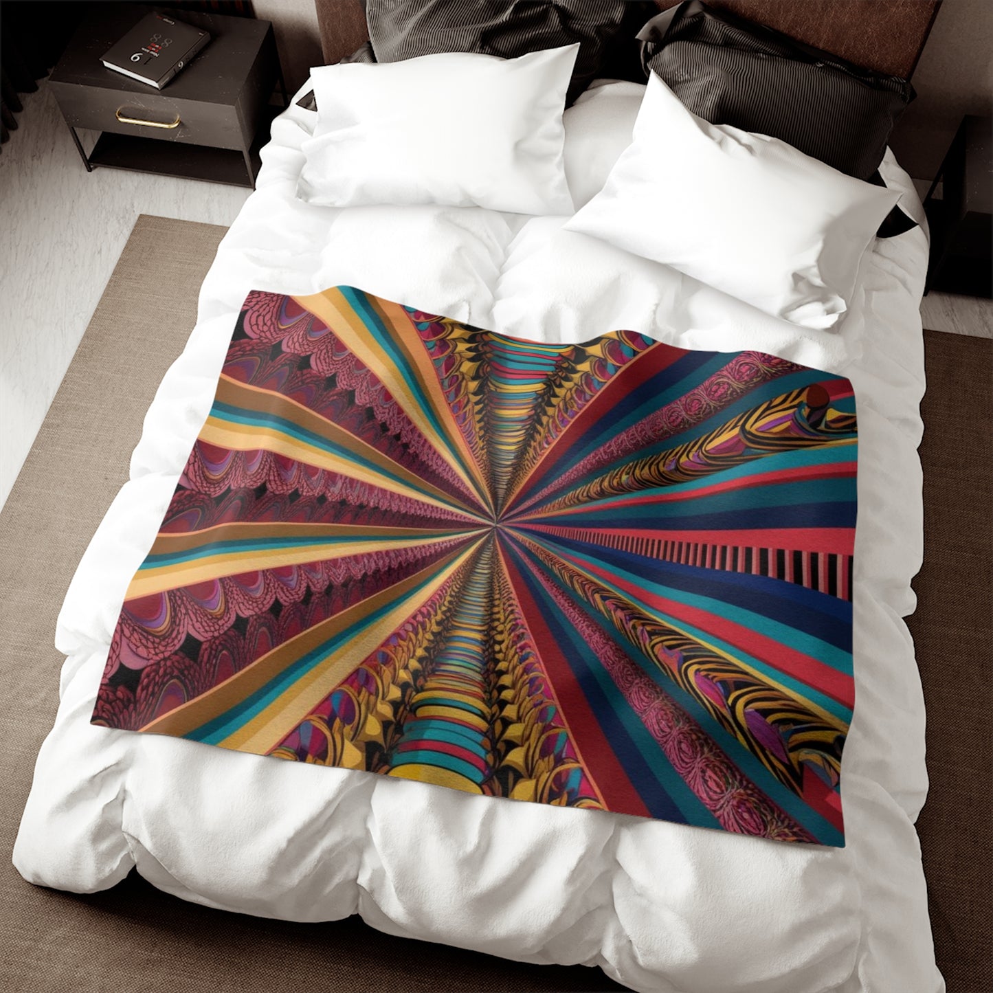 Optical Illusion Sweatshirt Blanket