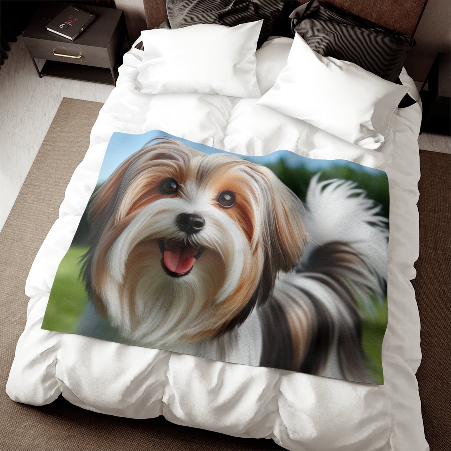 Biewer Terrier Sweatshirt Blanket