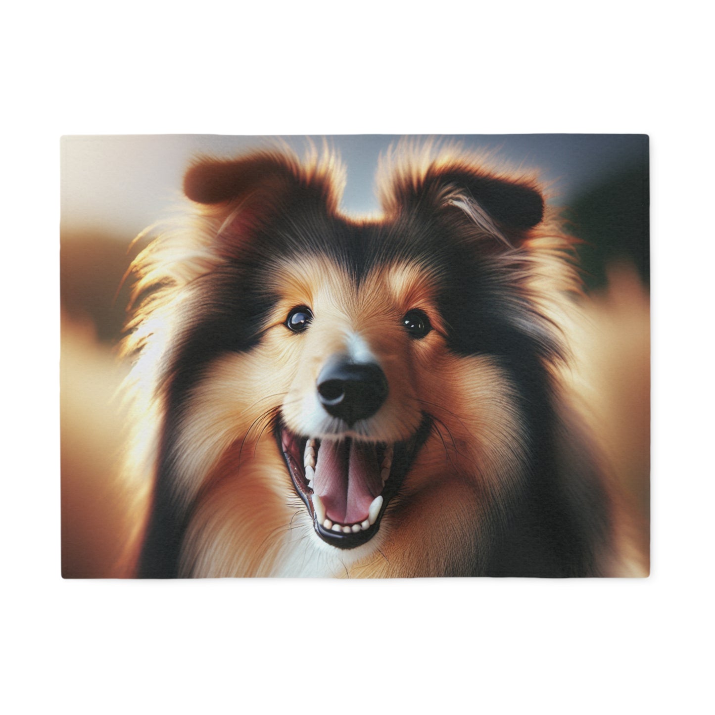 Collie Sweatshirt Blanket