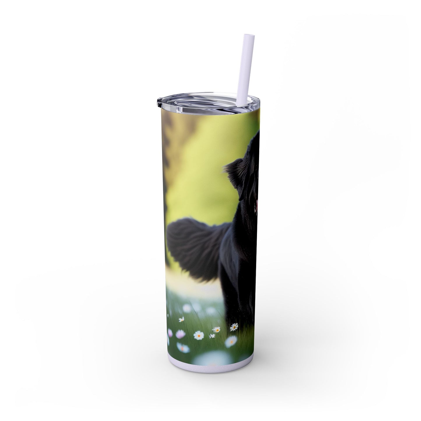 Newfoundland Skinny Tumbler with Straw, 20oz