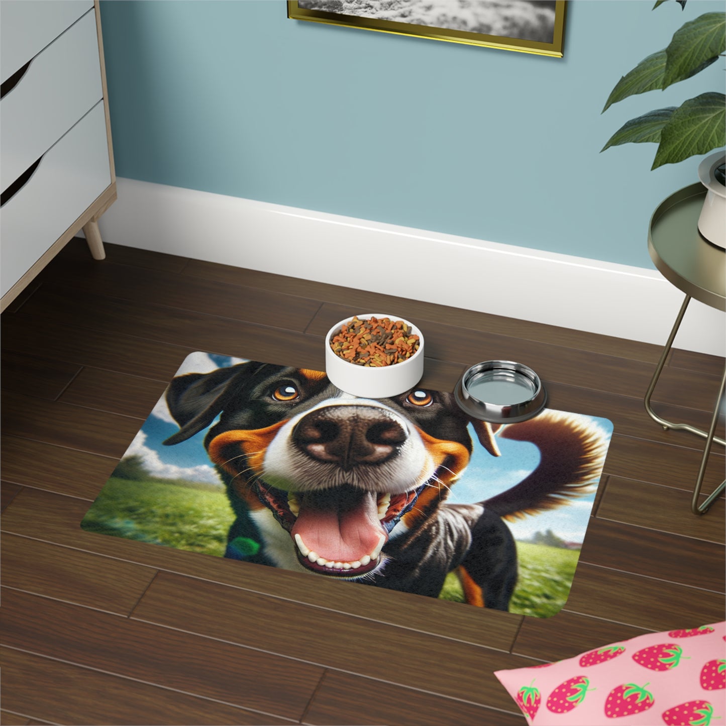 Pet Food Mat (12x18) - Greater Swiss Mountain Dog
