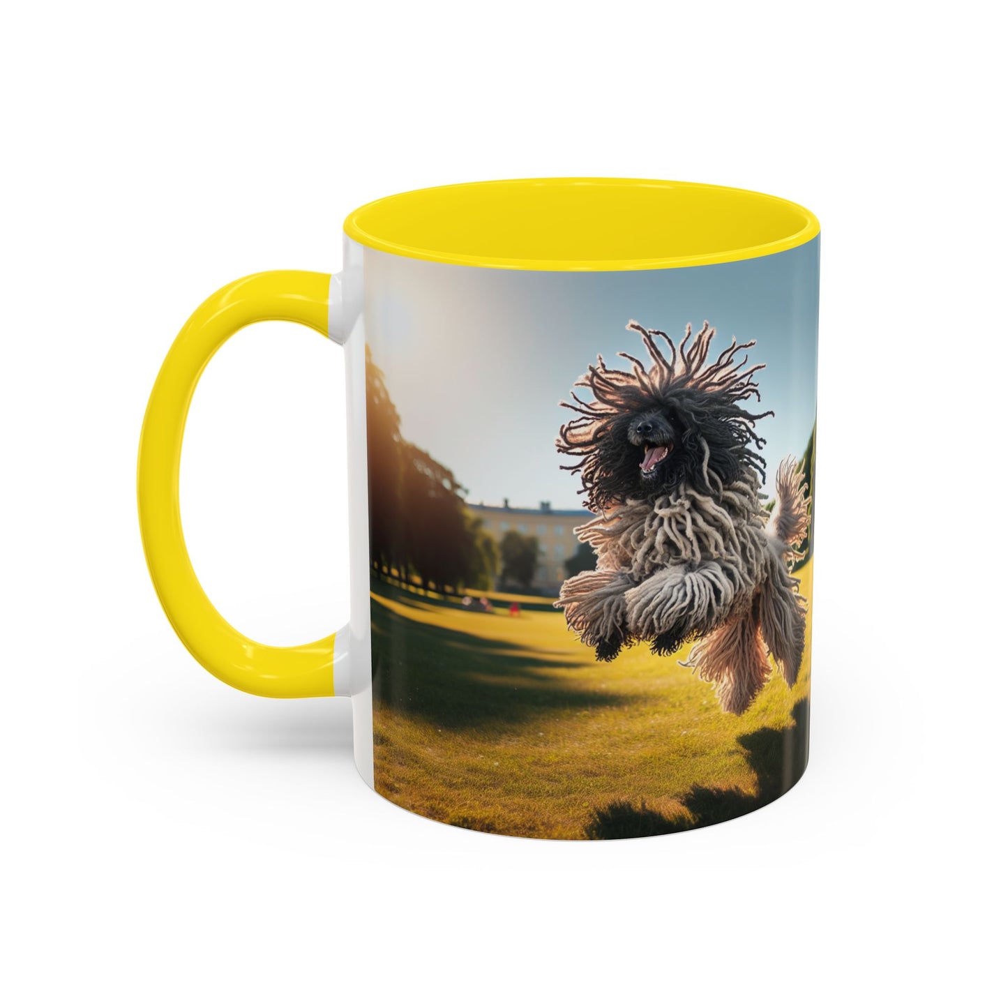 Puli Accent Coffee Mug - Perfect Gift for Dog Lovers