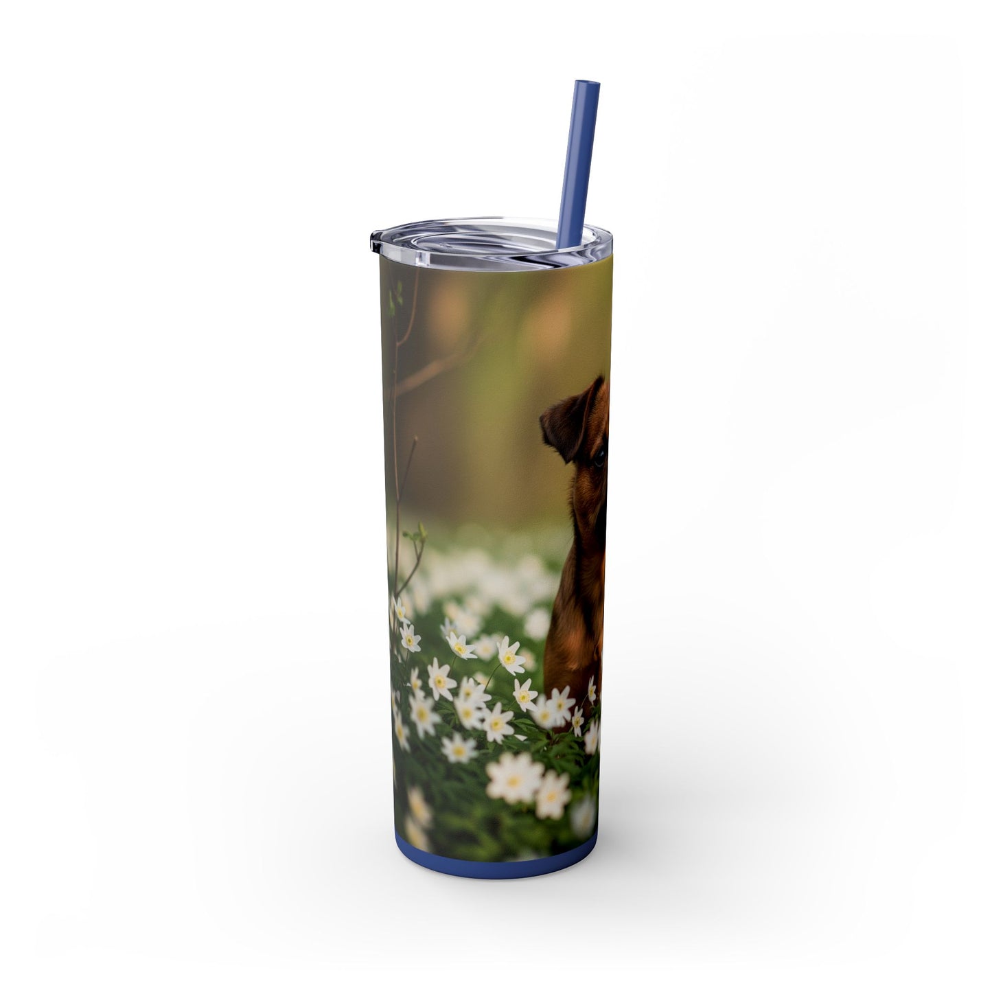 Brussels Griffon Tumbler with Straw, 20oz
