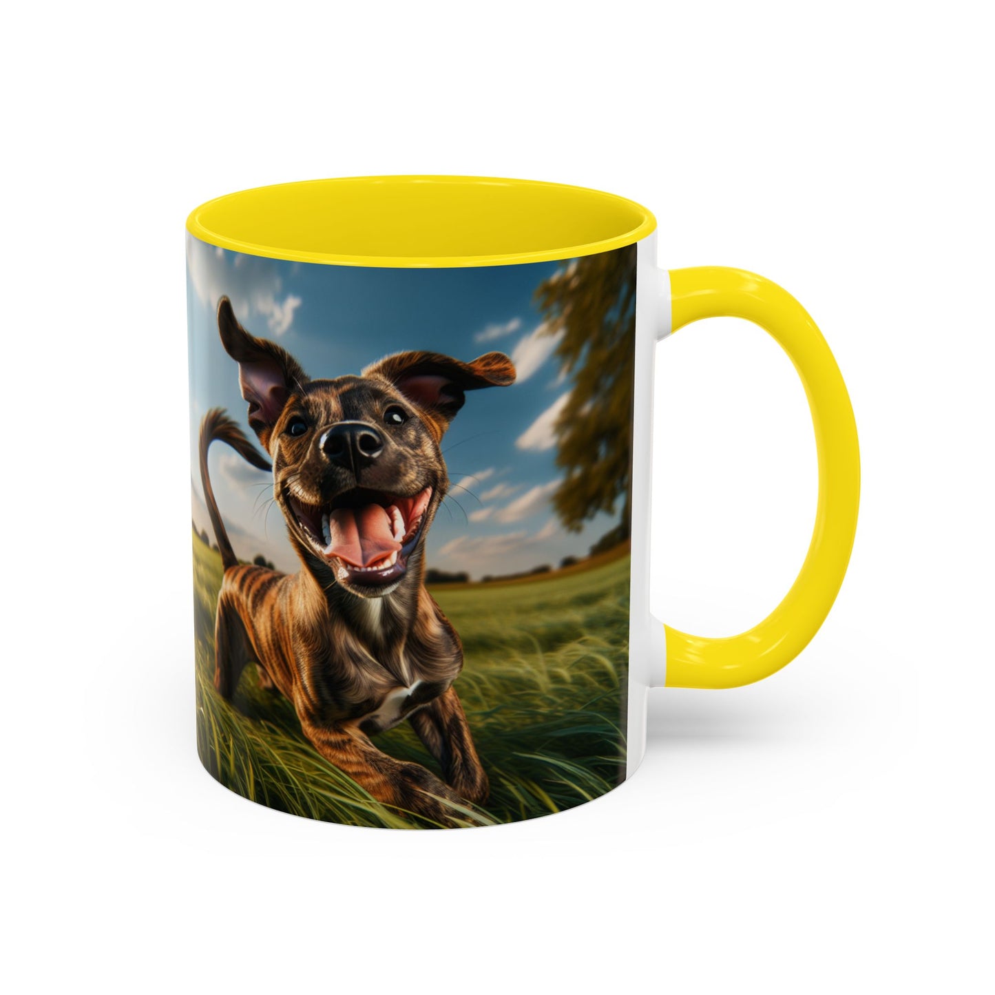 Treeing Tennessee Brindle Accent Coffee Mug - Perfect Gift for Dog Lovers