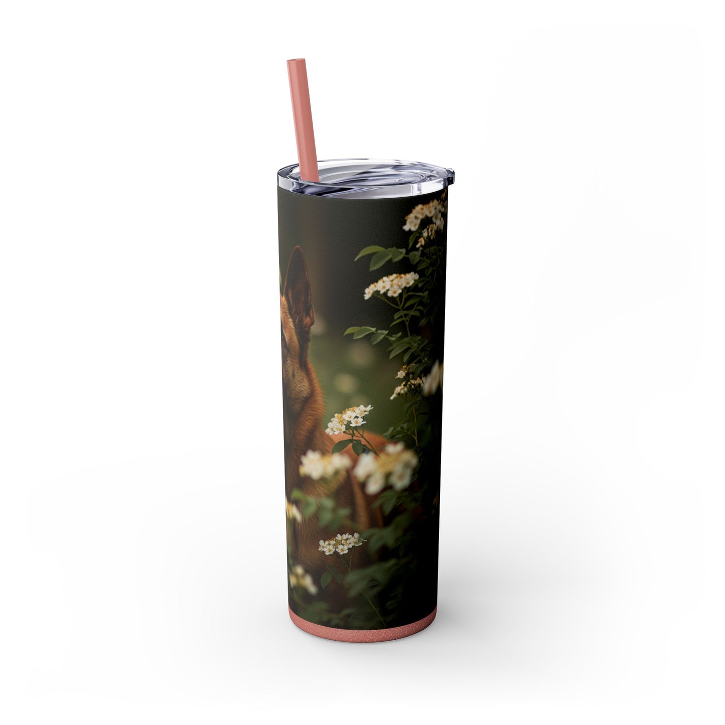 Belgian Shepherd Dog Laekenois Tumbler with Straw, 20oz