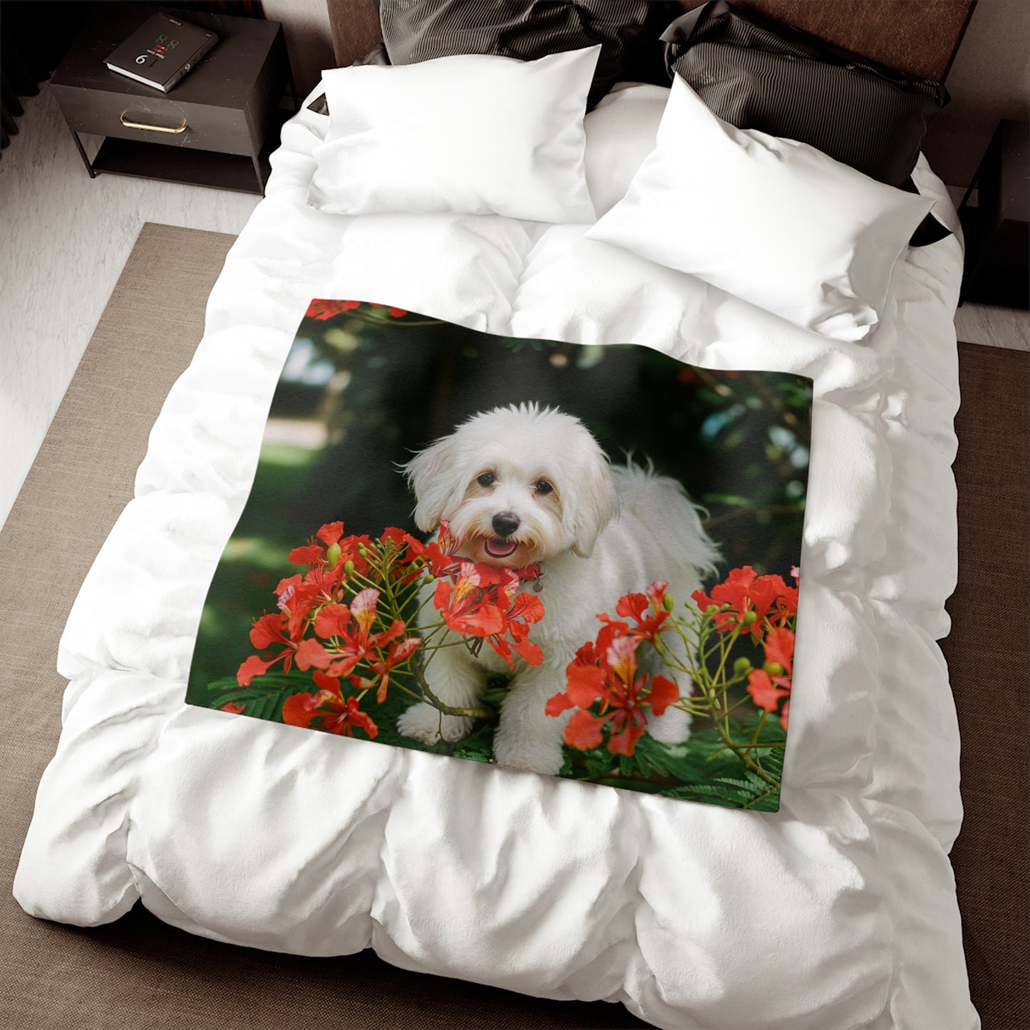 Coton de Tulear Sweatshirt Blanket