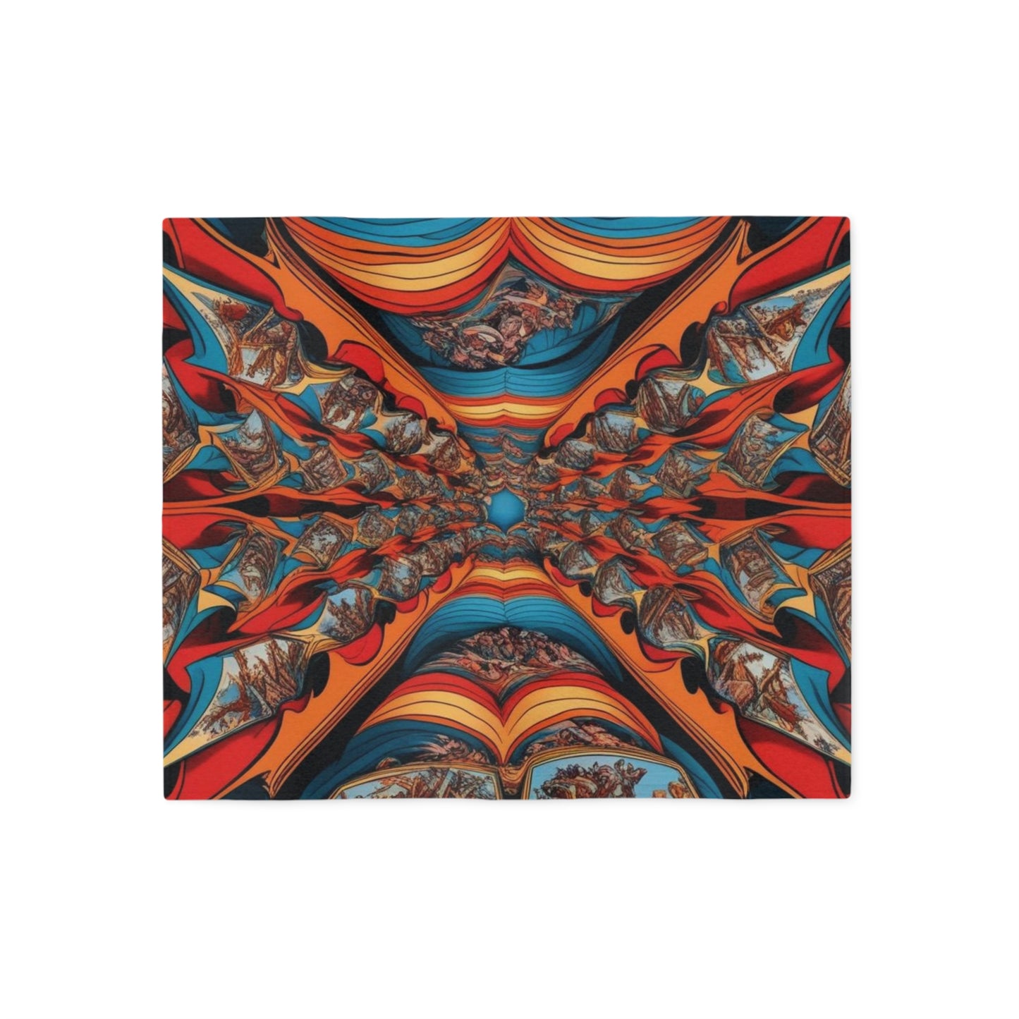 Optical Illusion Sweatshirt Blanket