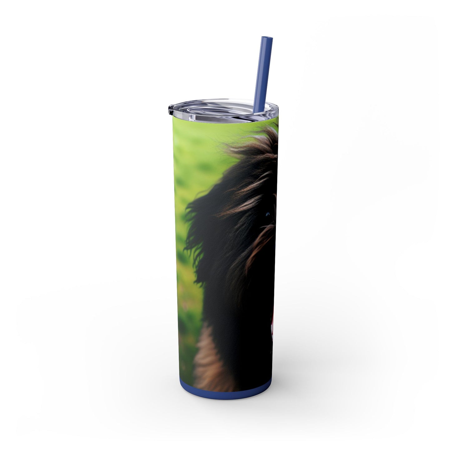 Bouvier des Ardennes Tumbler with Straw, 20oz