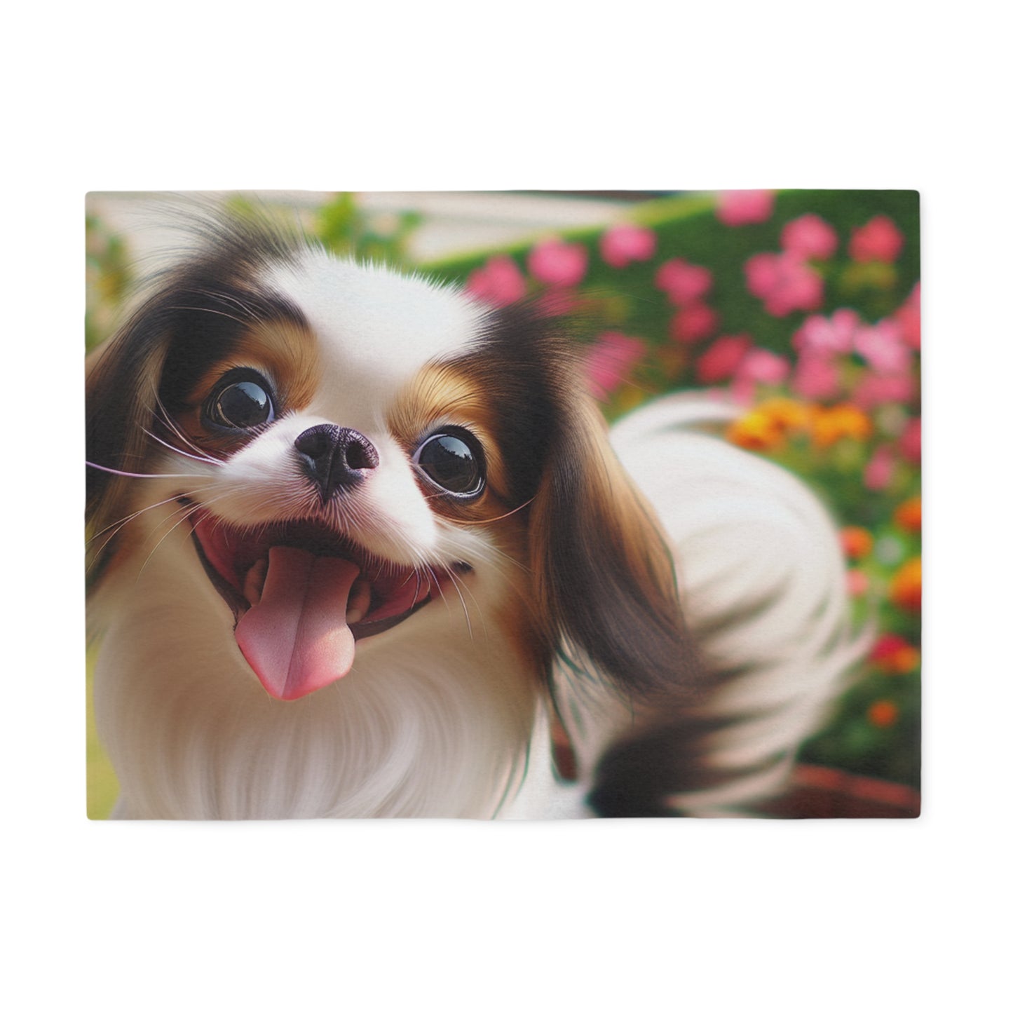 Japanese Chin Sweatshirt Blanket