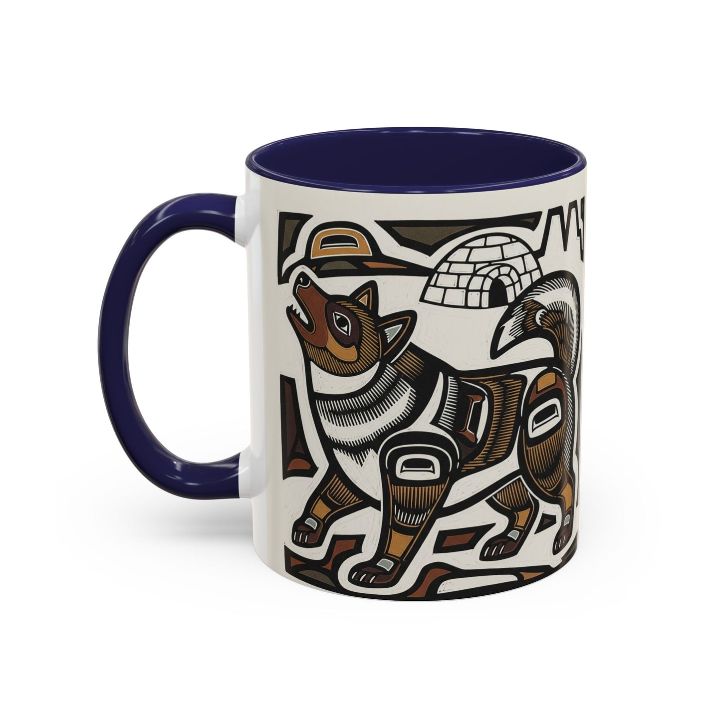 Canadian Eskimo Dog Accent Coffee Mug - Perfect Gift for Dog Lovers