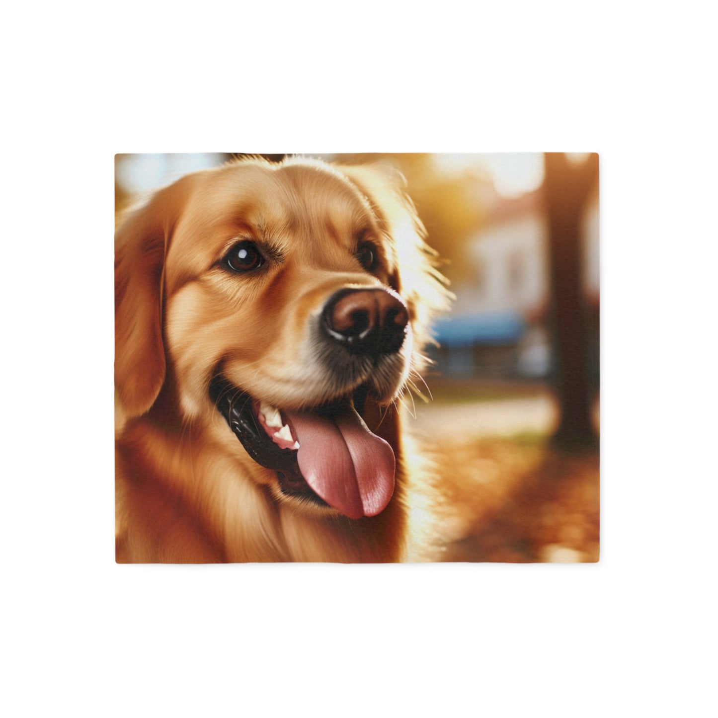 Golden Retriever Sweatshirt Blanket