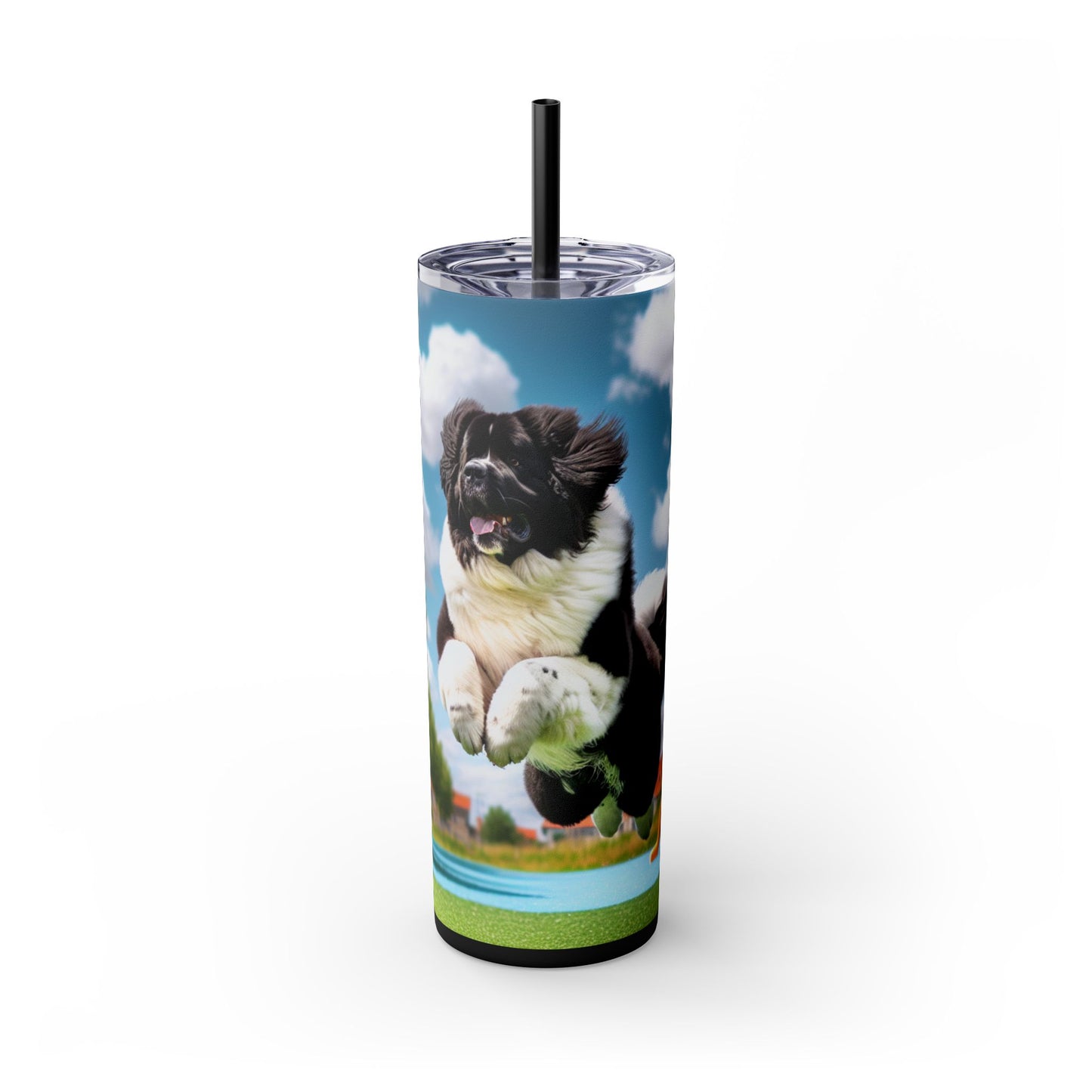 Landseer Tumbler with Straw, 20oz