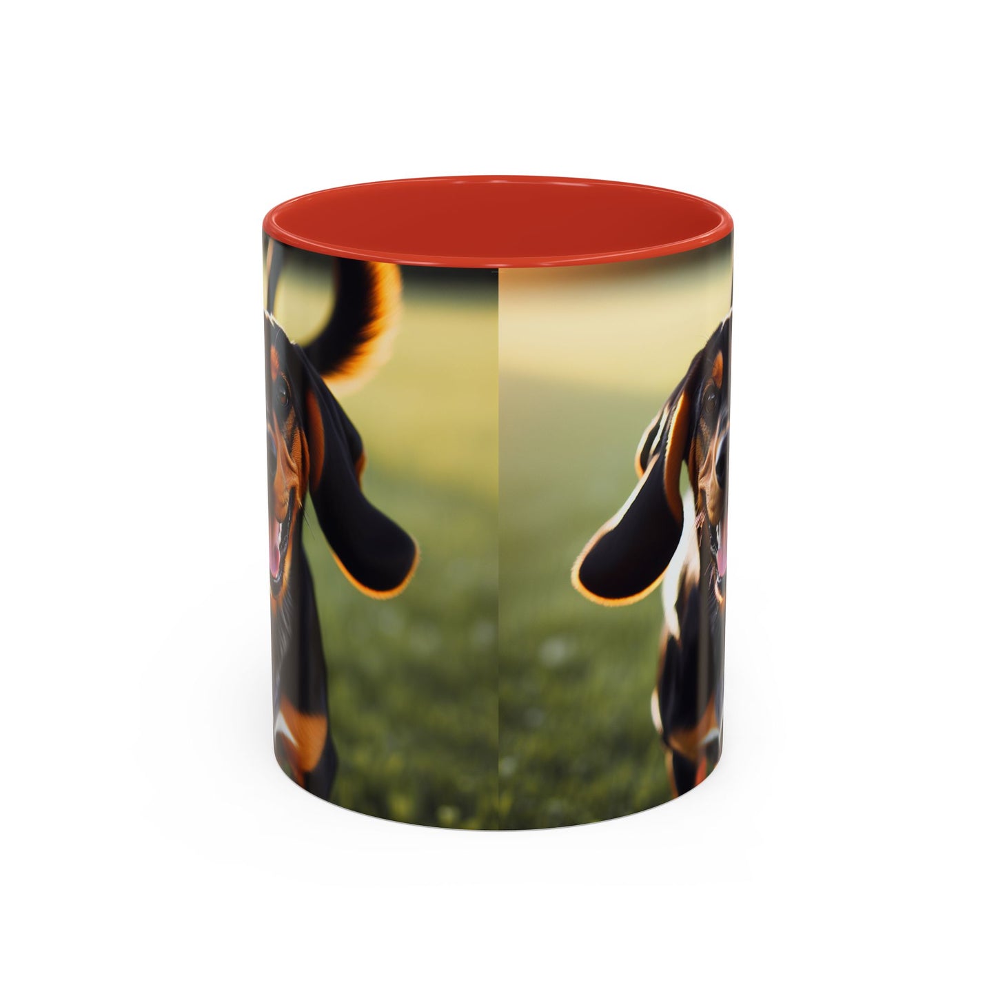Black and Tan Coonhound Accent Coffee Mug - Perfect Gift for Dog Lovers