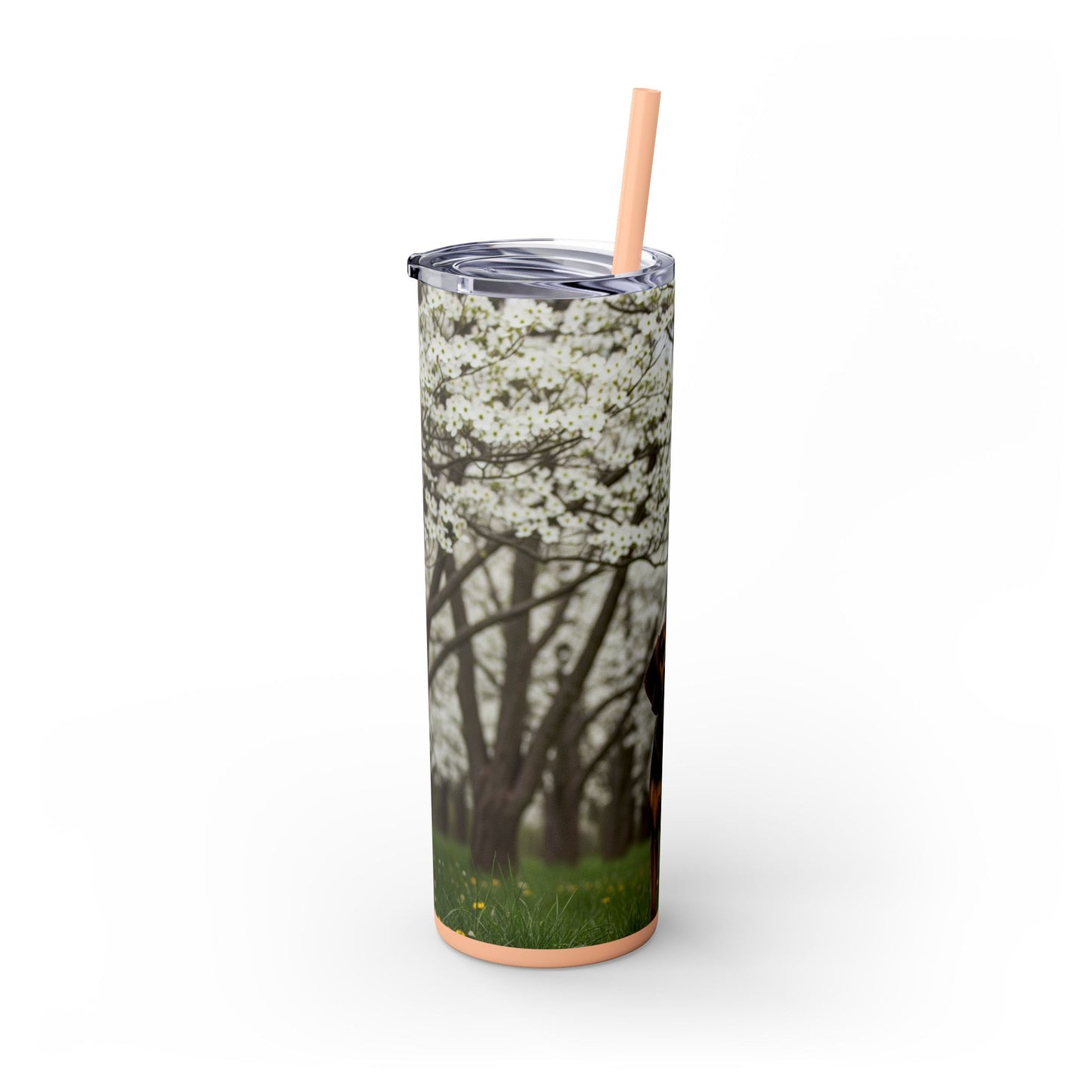 Plott Hound Tumbler with Straw, 20oz