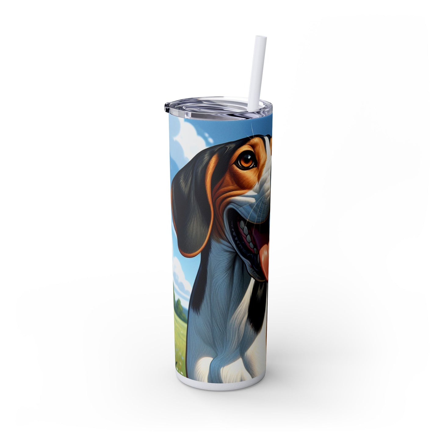 Treeing Walker Coonhound Tumbler with Straw, 20oz