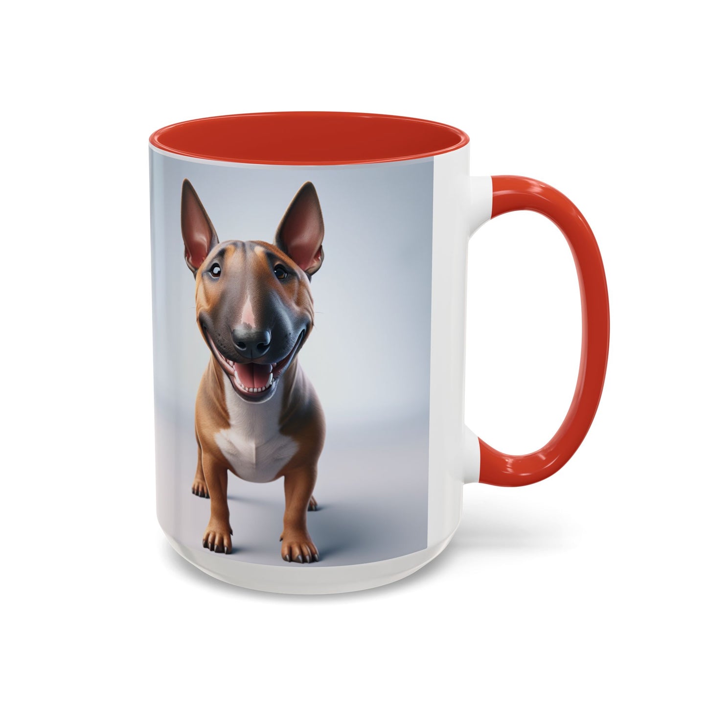 Miniature Bull Terrier Accent Coffee Mug - Perfect Gift for Dog Lovers