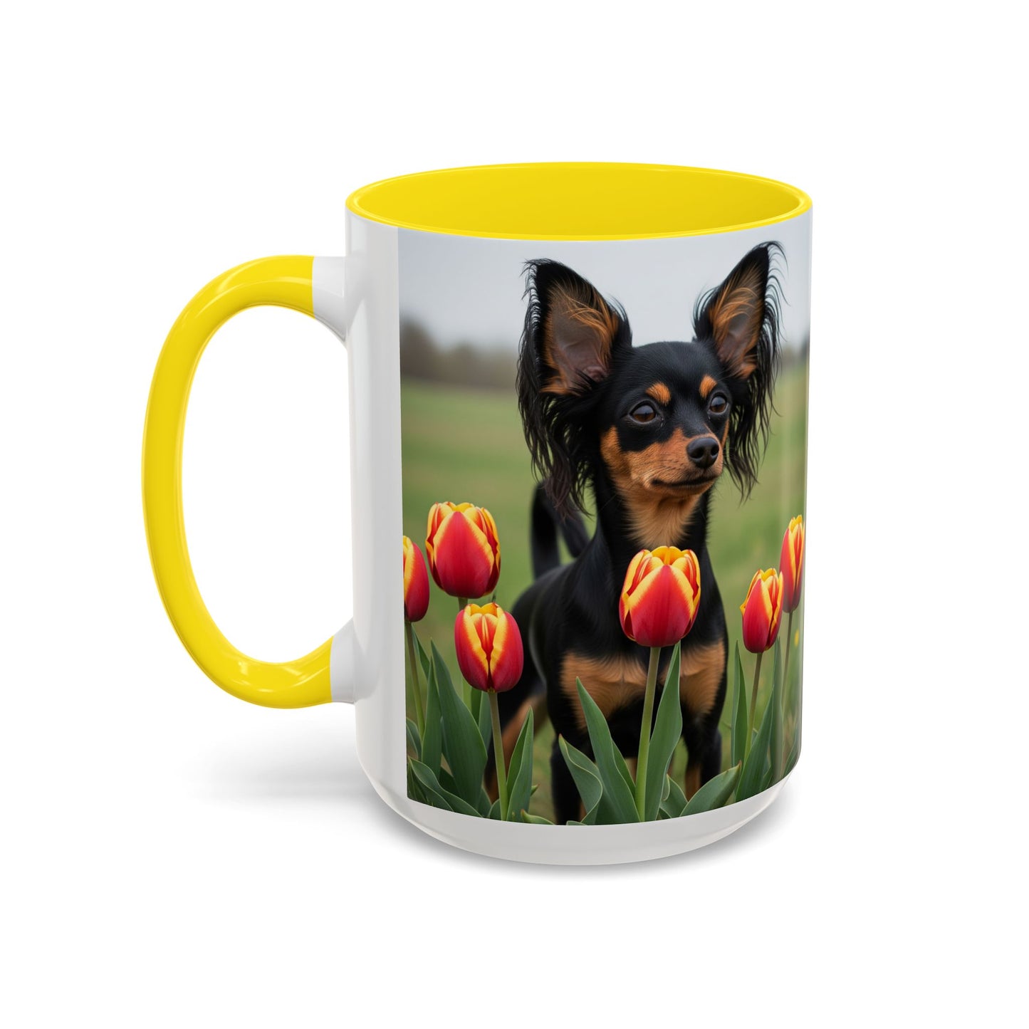Russian Toy Dog Accent Coffee Mug - Perfect Gift for Dog Lovers