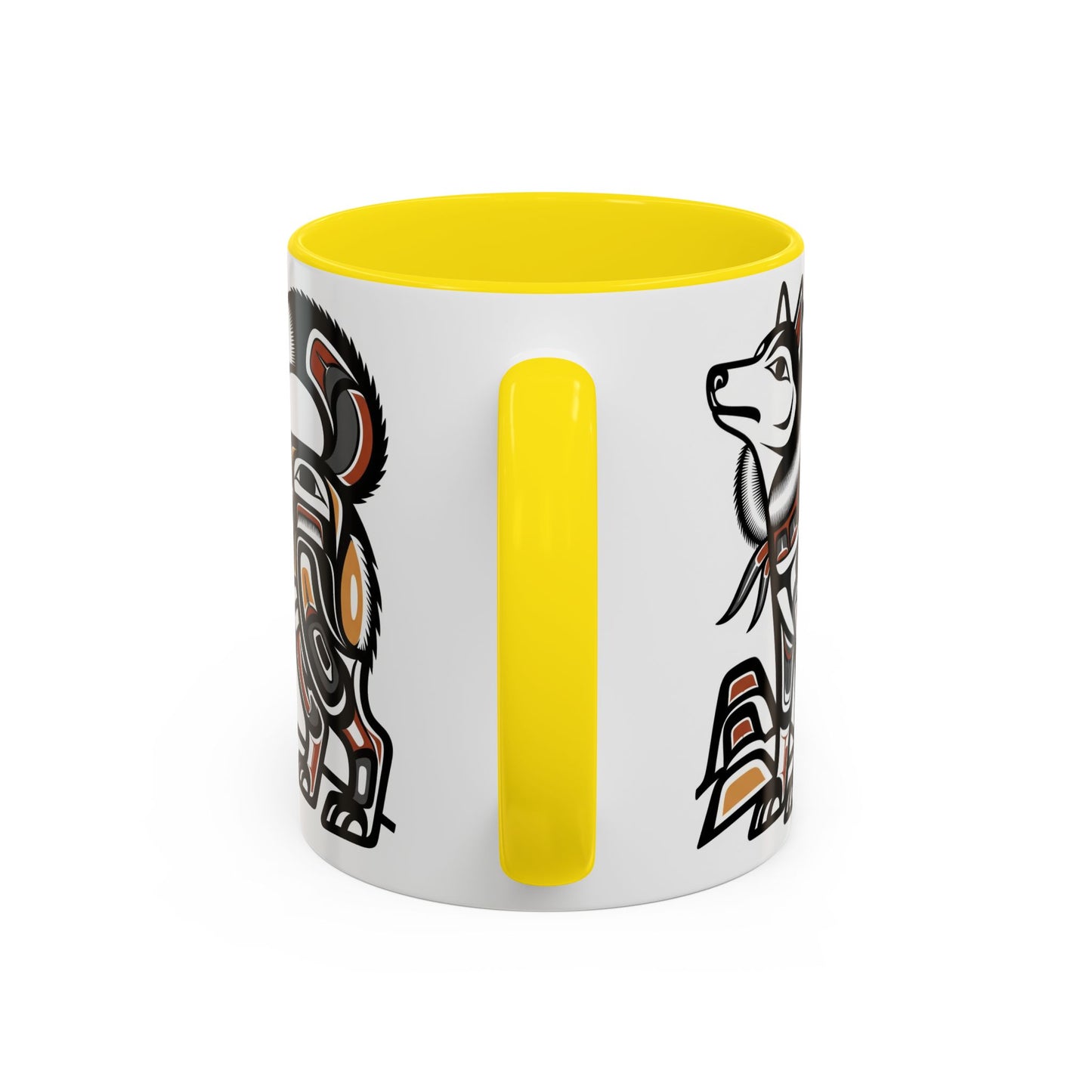 Siberian Husky Accent Coffee Mug - Perfect Gift for Dog Lovers