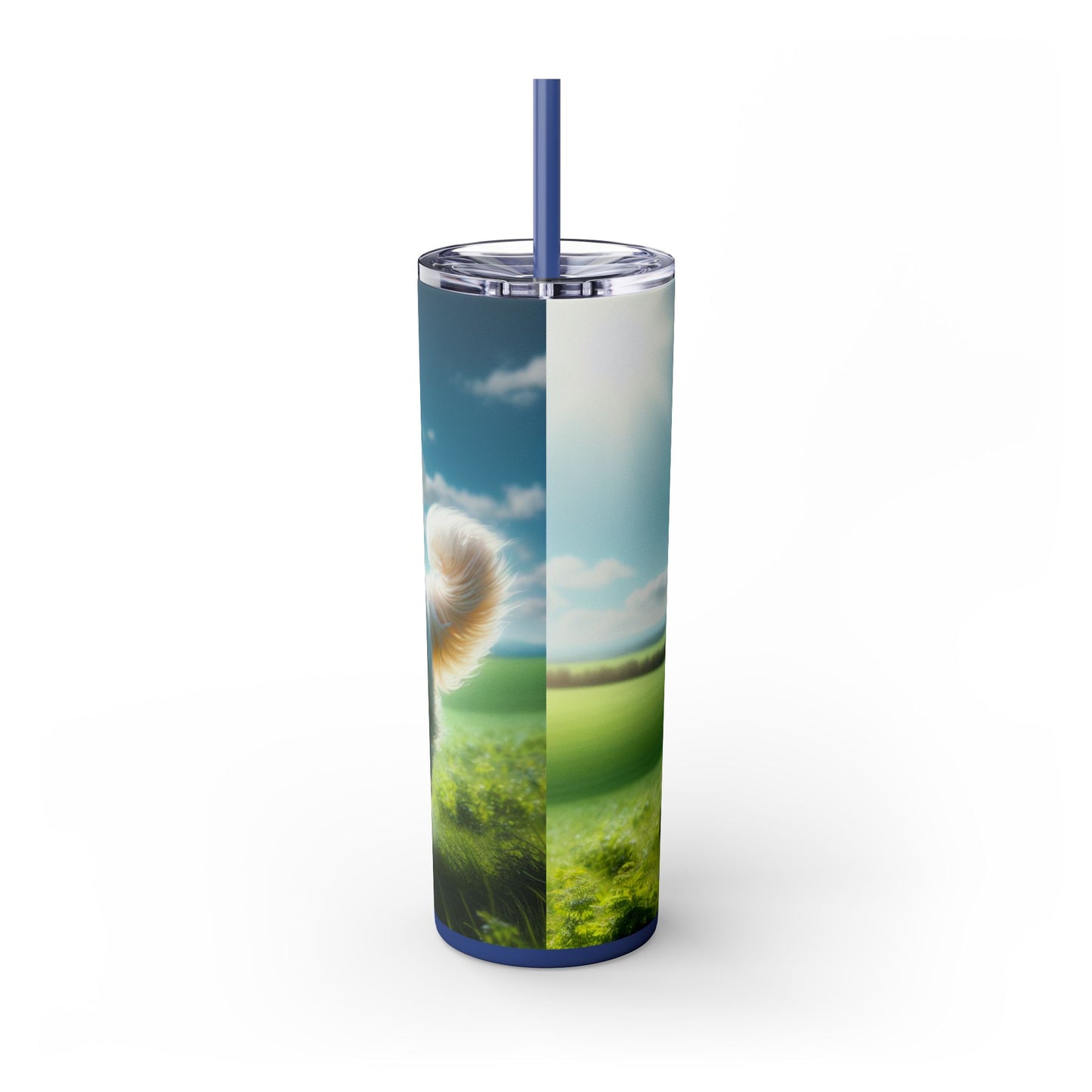 Kuvasz Tumbler with Straw, 20oz