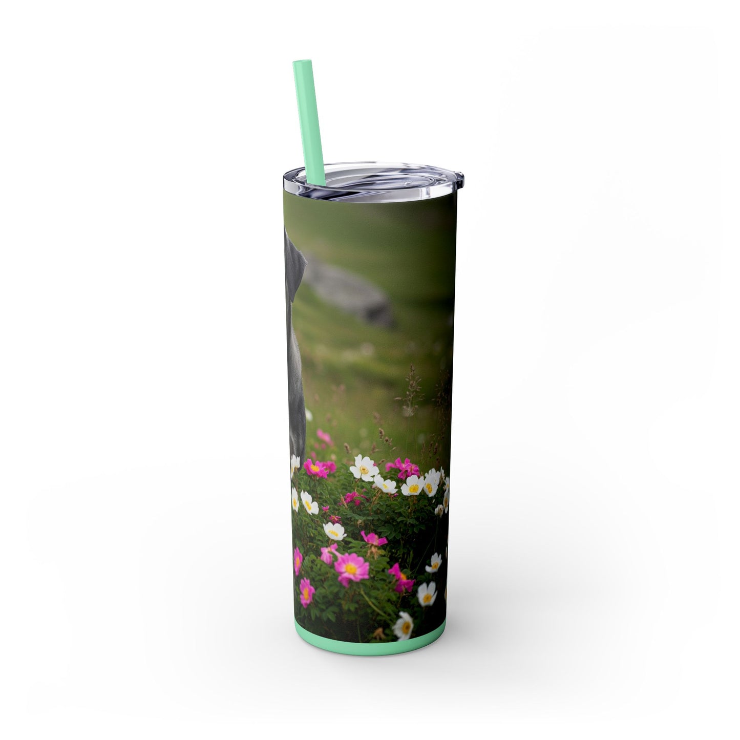 Giant Schnauzer Tumbler with Straw, 20oz